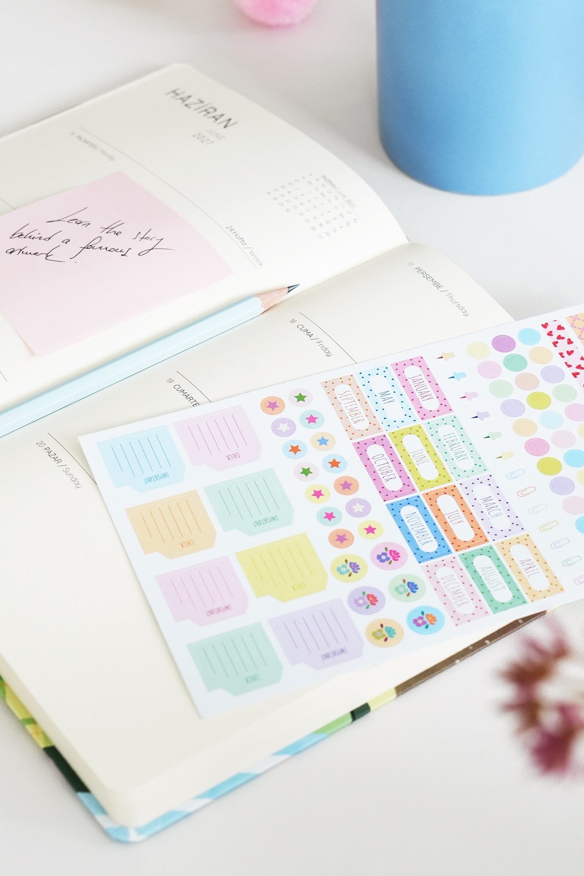 Matt Notebook 2027 Yılı A5 Haftalık Ajanda 15x21 cm - 12 Aylık