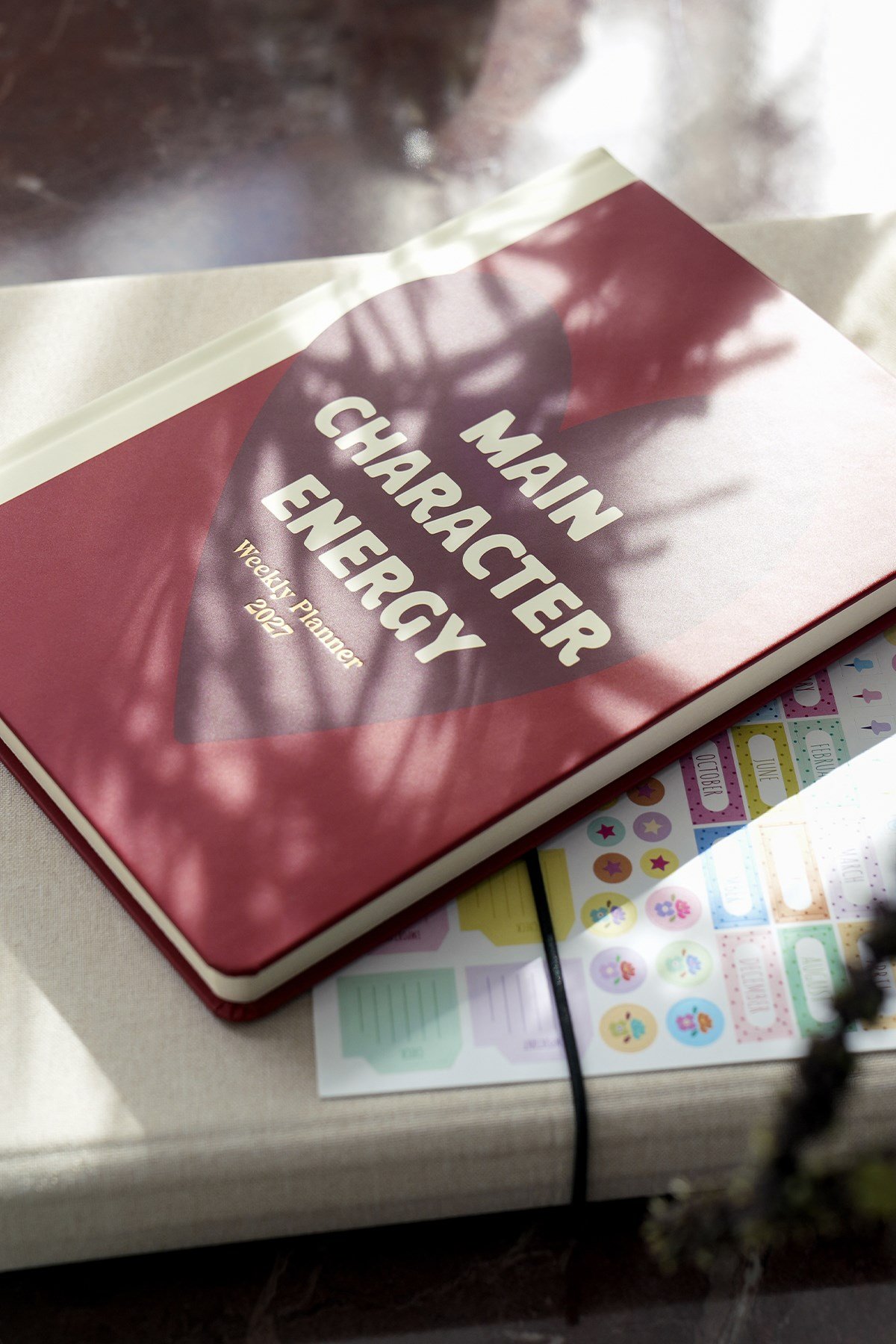 Matt Notebook 2027 Yılı A5 Haftalık Ajanda 15x21 cm - 12 Aylık Kalp