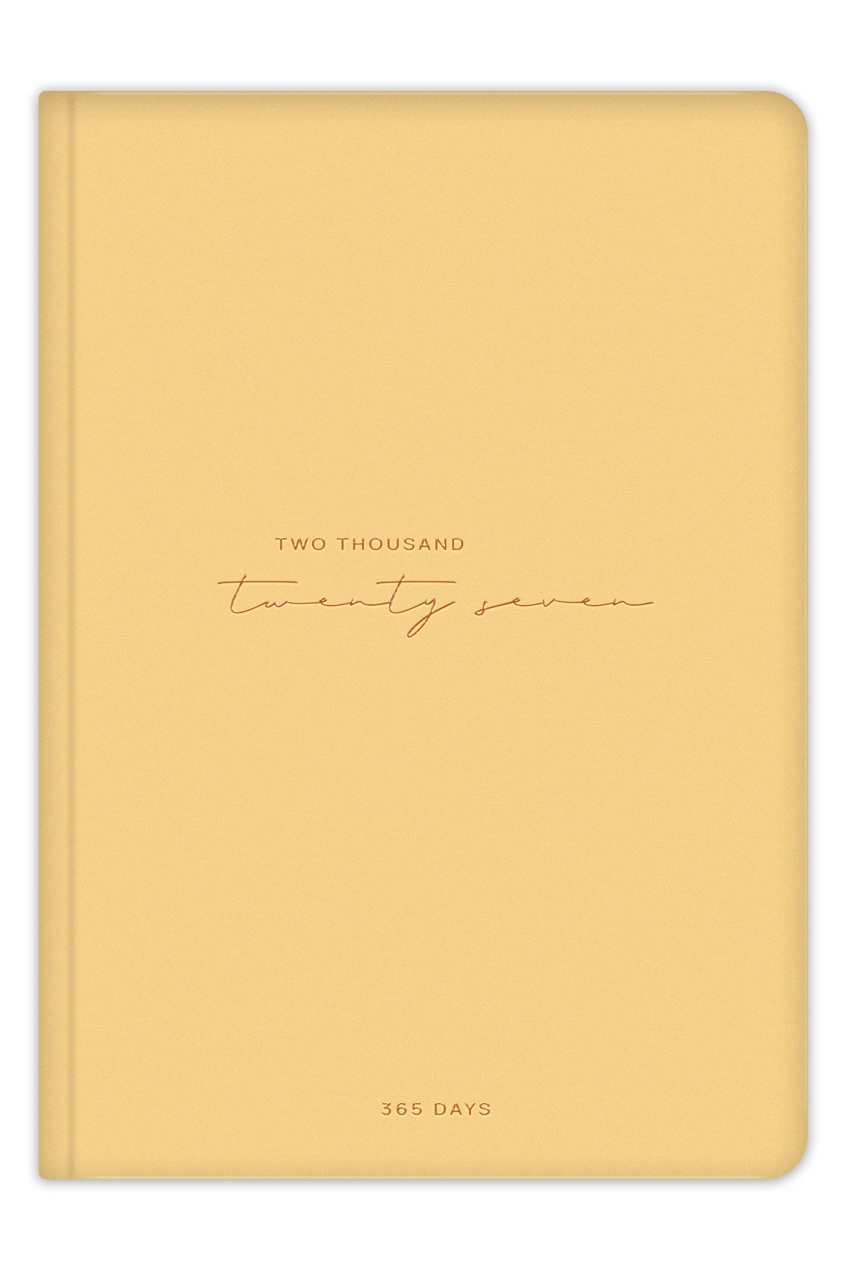 Matt Notebook 2027 Yılı A5 Tam Gün Ajanda 15x22 cm - 365 Gün Sarı