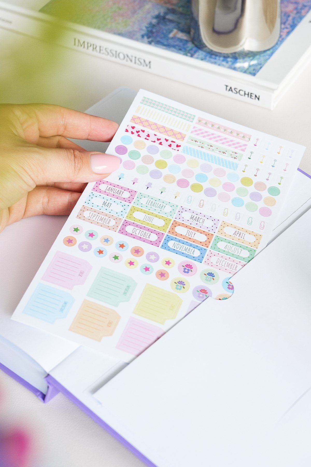 Matt Notebook 2027 Yılı A5 Tam Gün Ajanda 15x22 cm - 365 Gün Lila