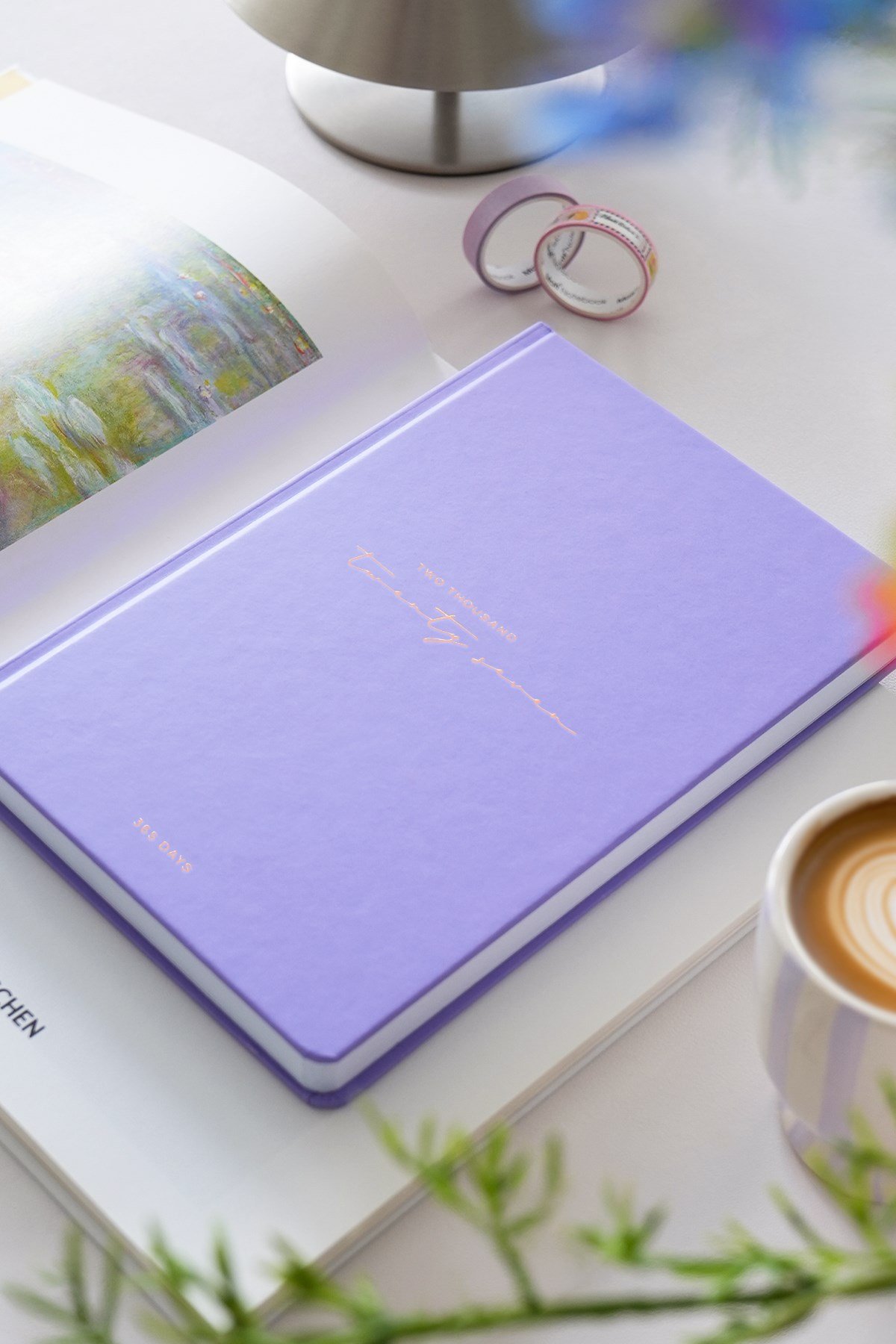 Matt Notebook 2027 Yılı A5 Tam Gün Ajanda 15x22 cm - 365 Gün Lila