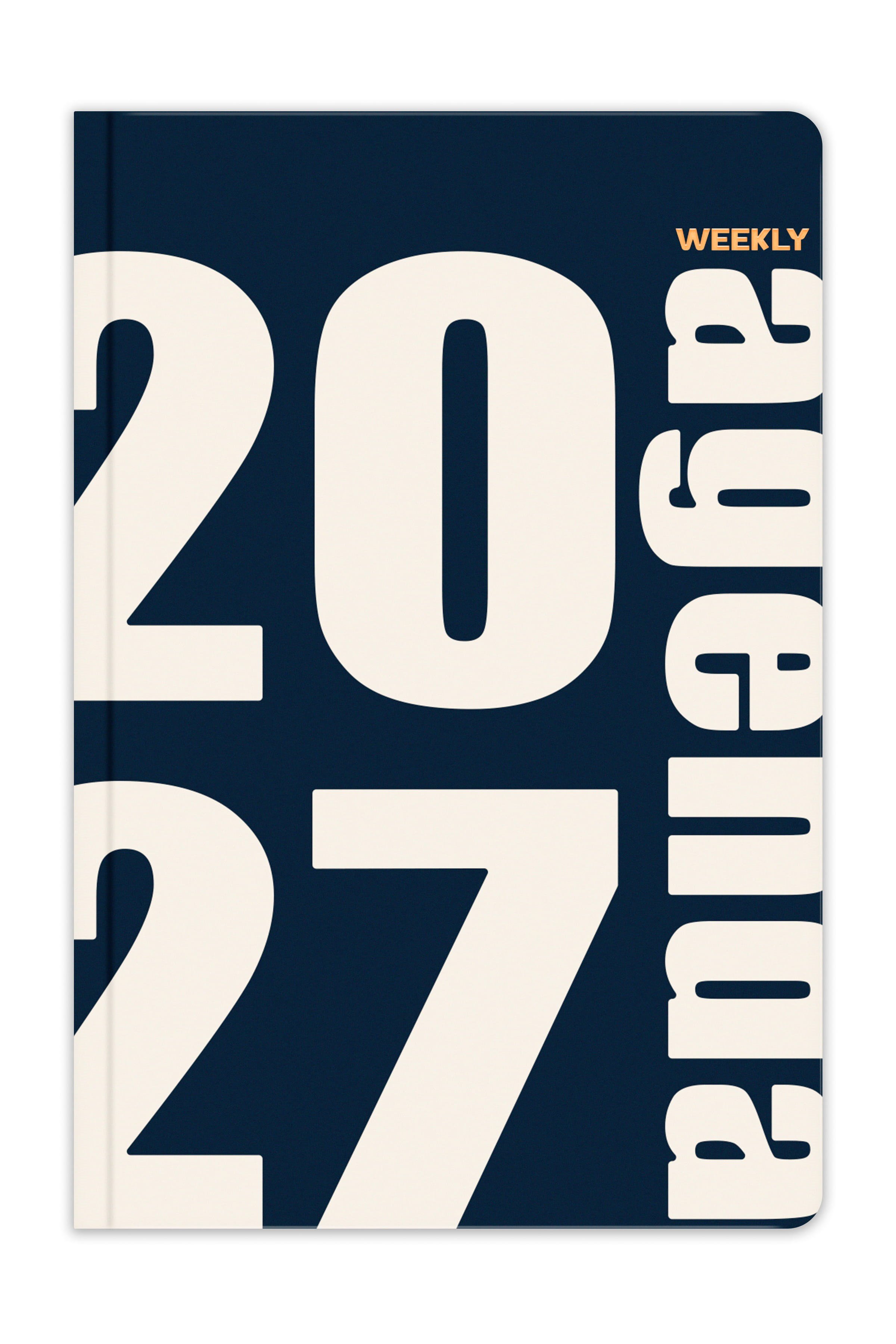 Matt Notebook 2027 Yılı B5 Haftalık Ajanda 17x24 cm - 12 Aylık Lacivert