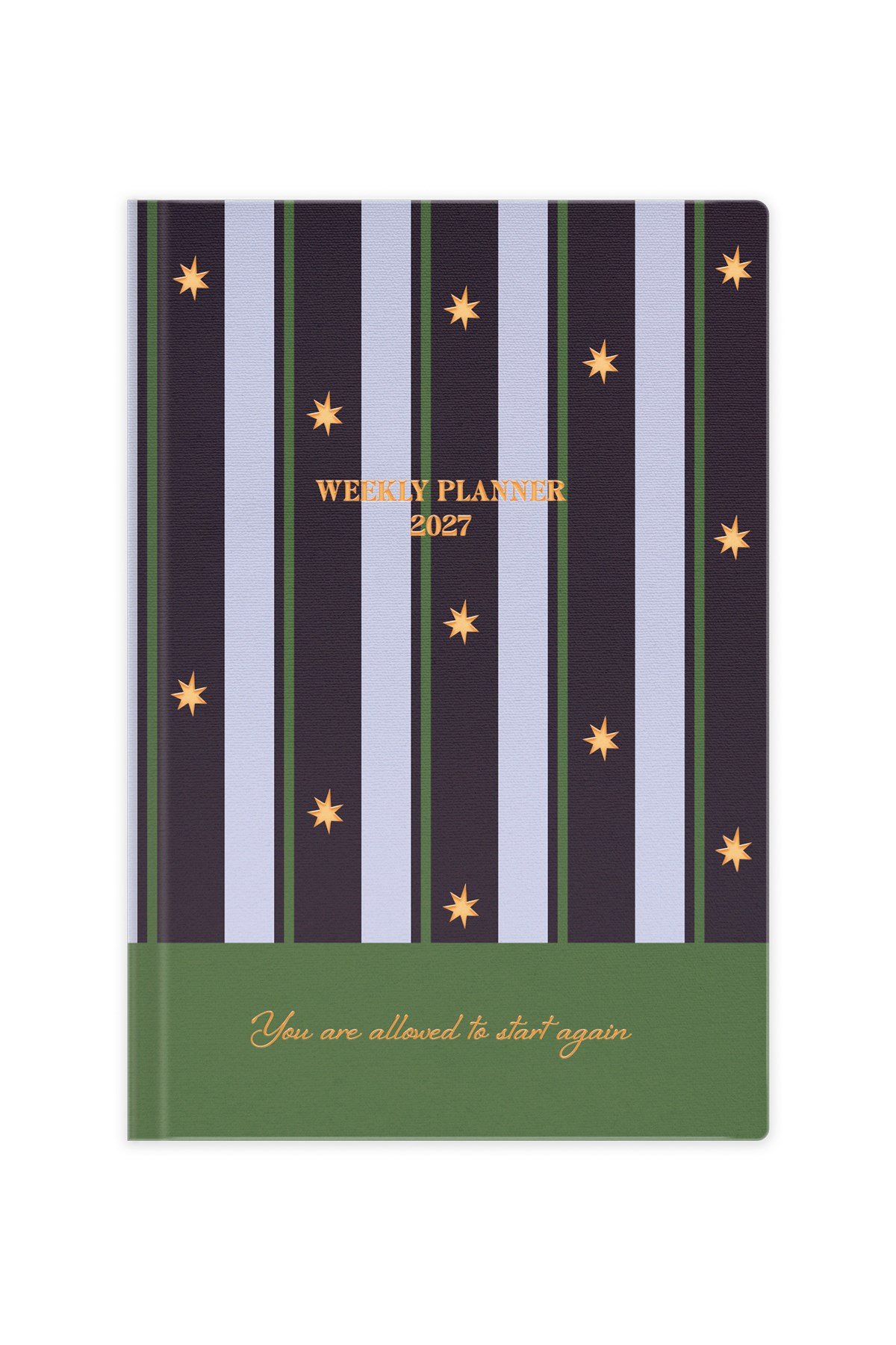 Matt Notebook 2027 Yılı B6 Keten Haftalık Ajanda - 12 Aylık