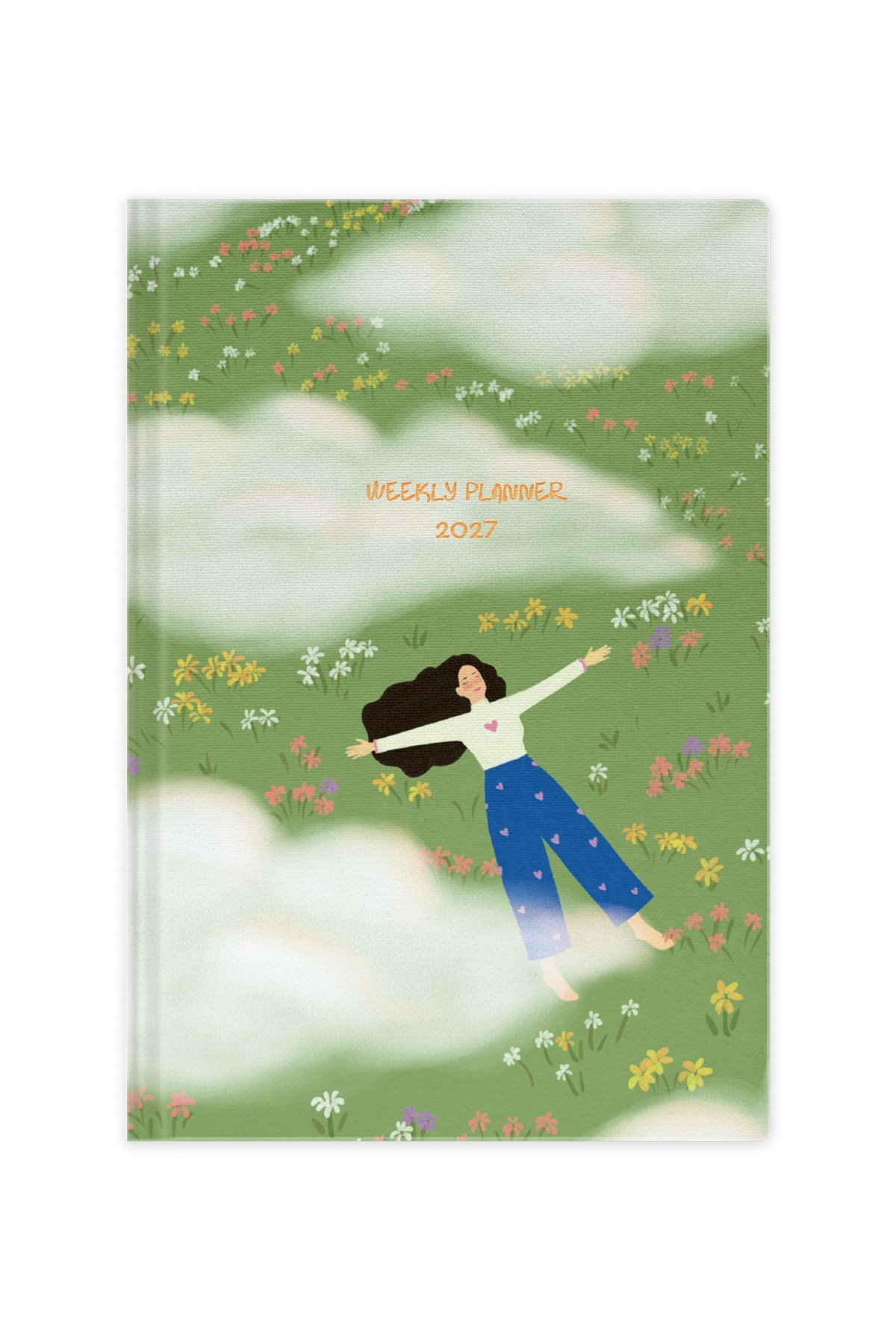 Matt Notebook 2027 Yılı B6 Keten Haftalık Ajanda - 12 Aylık Manzara