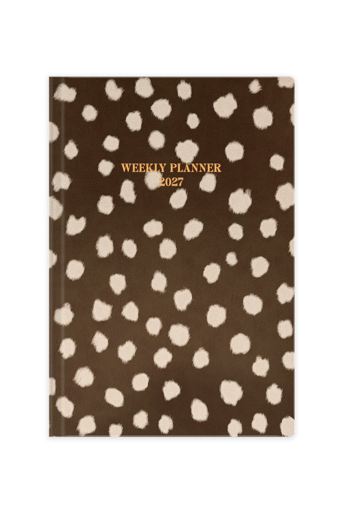 Matt Notebook 2027 Yılı B6 Keten Haftalık Ajanda - 12 Aylık Bambi