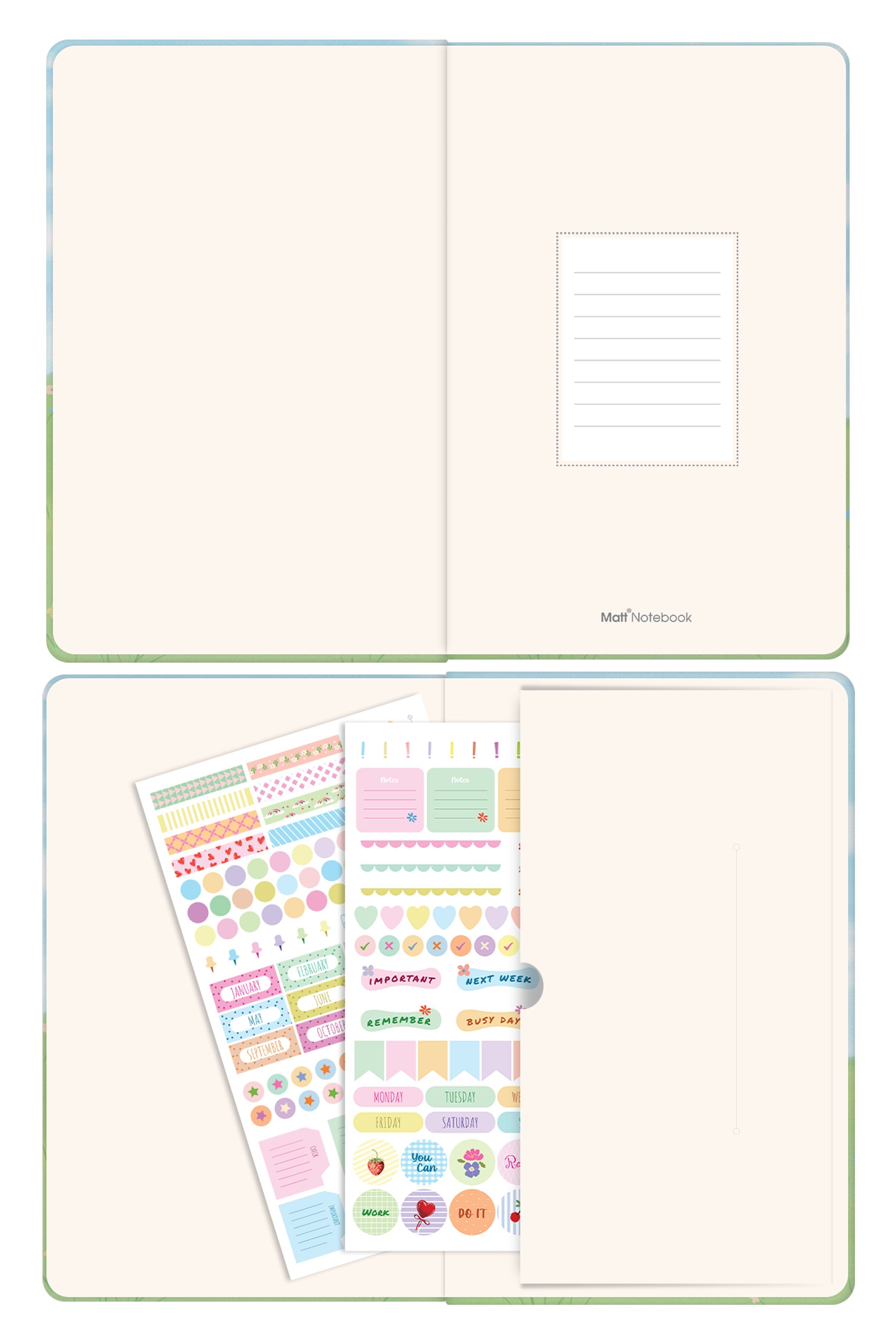 Matt Notebook 2027 Yılı Günlük Ajanda 16x24 cm - 12 Aylık