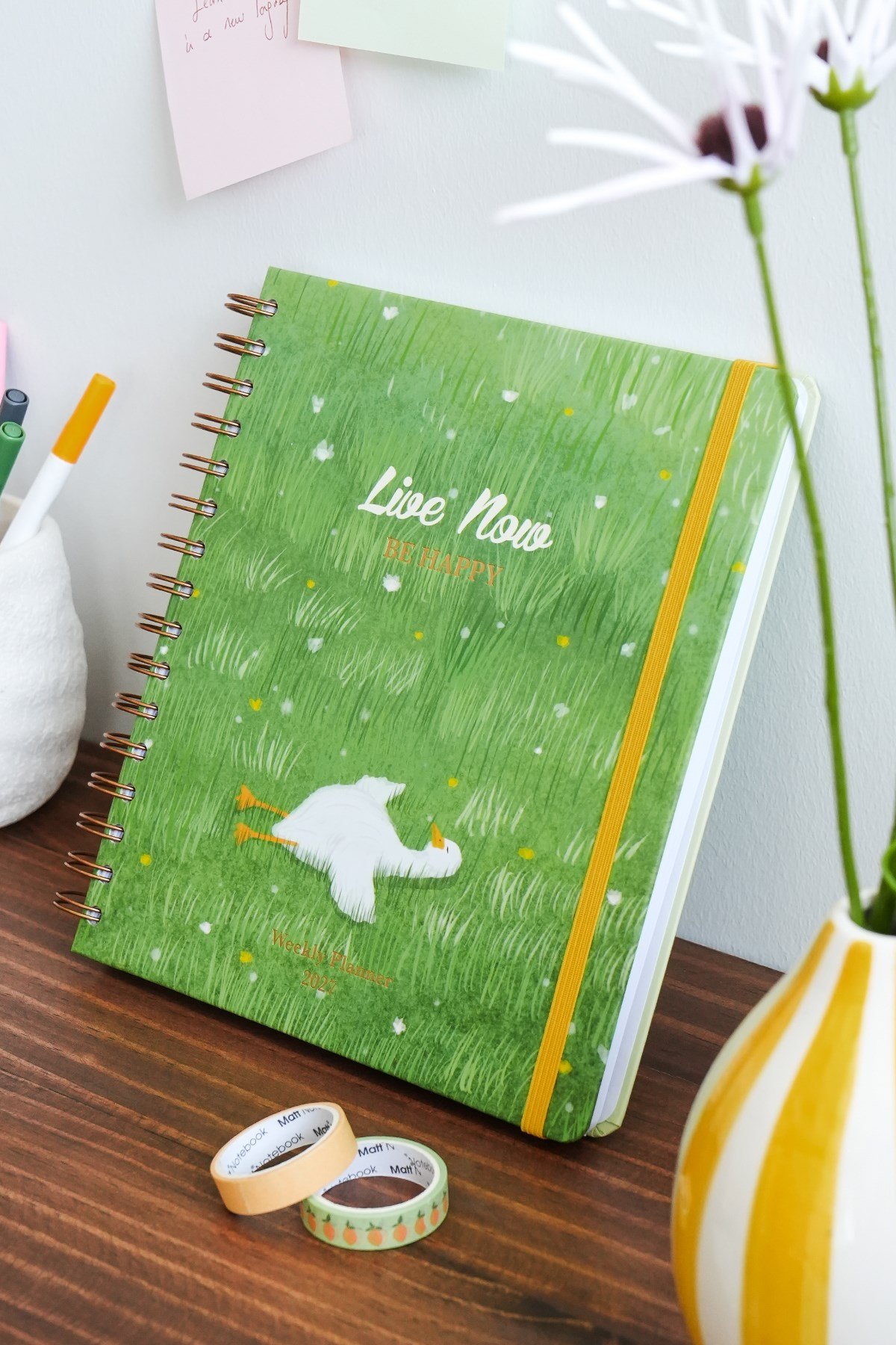 Matt Notebook 2027 Yılı Haftalık Kare Ajanda - 12 Aylık