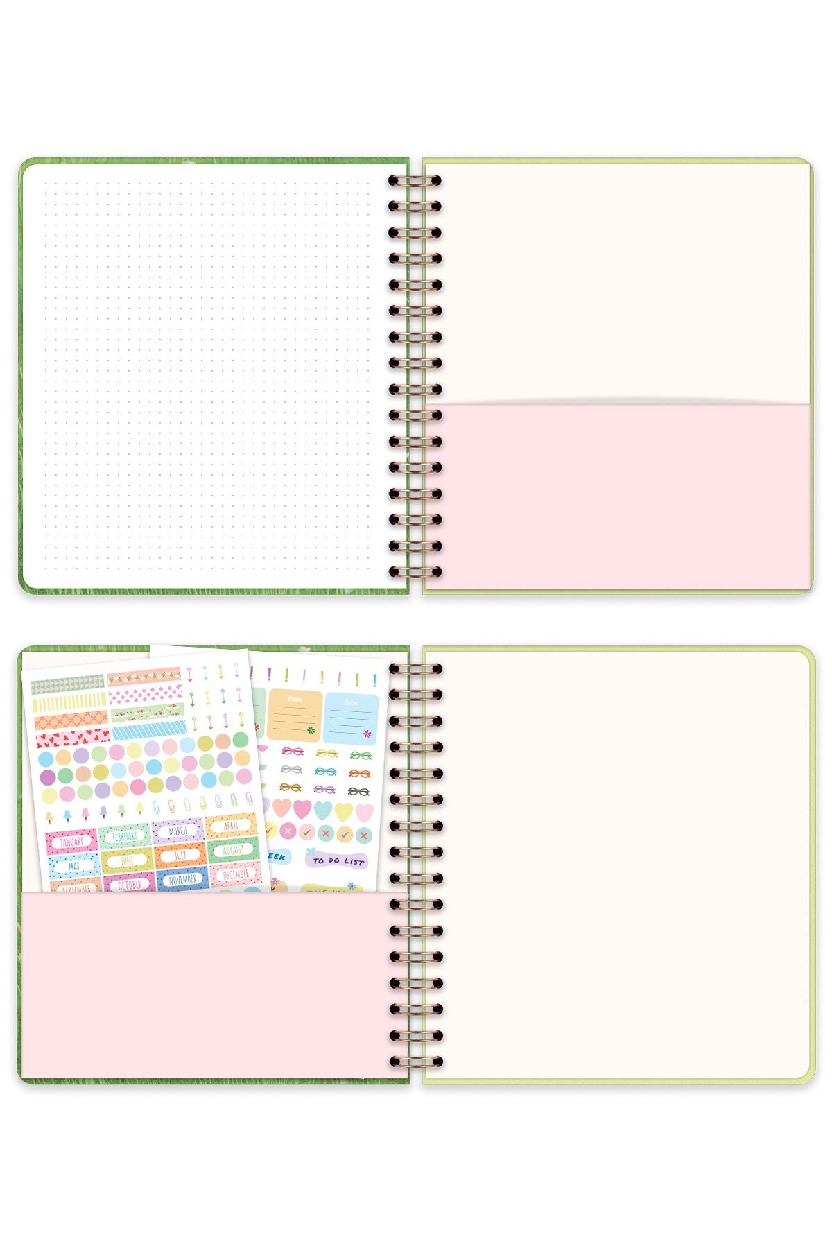 Matt Notebook 2027 Yılı Haftalık Kare Ajanda - 12 Aylık