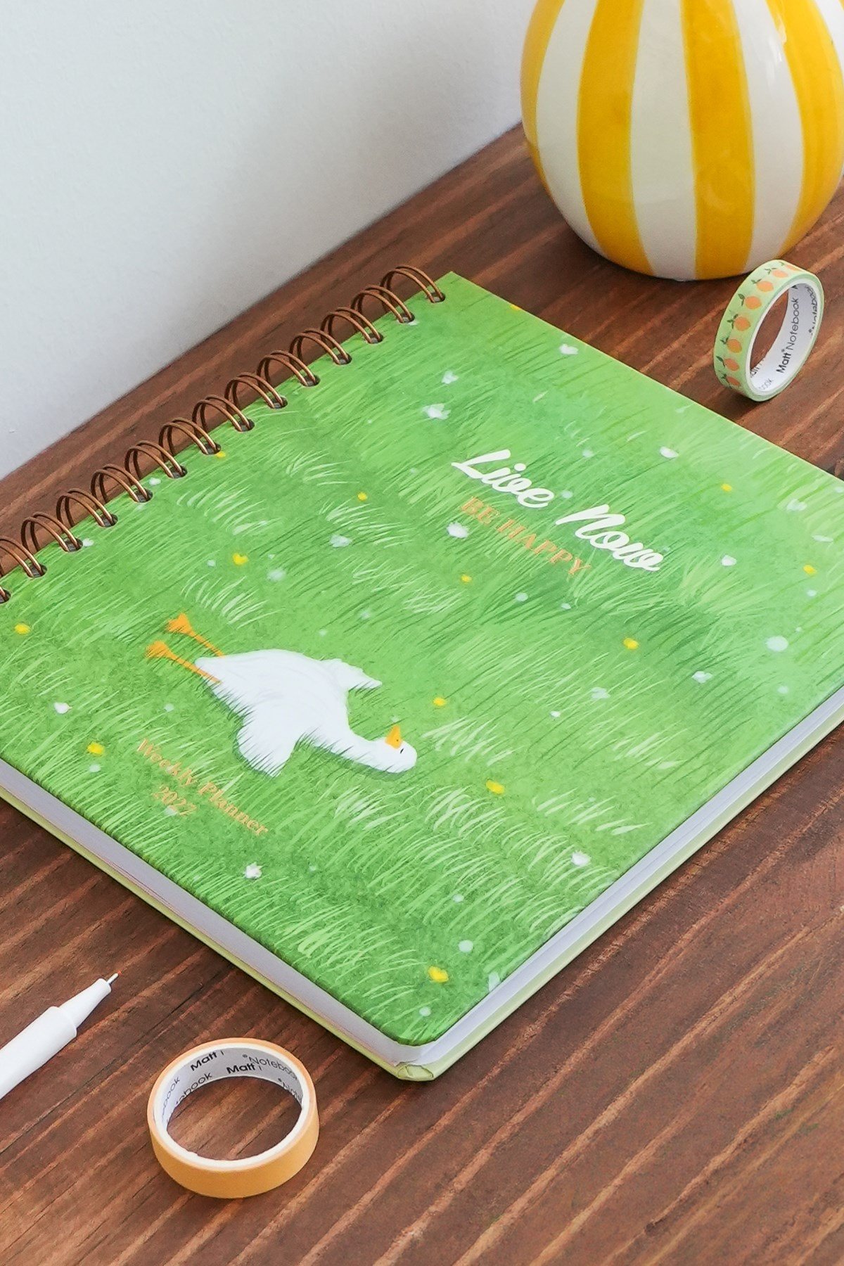 Matt Notebook 2027 Yılı Haftalık Kare Ajanda - 12 Aylık