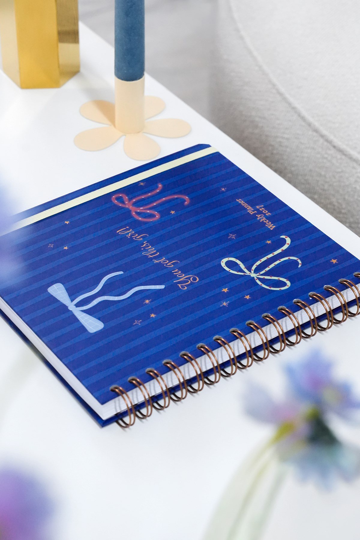 Matt Notebook 2027 Yılı Haftalık Kare Ajanda - 12 Aylık Fiyonklar