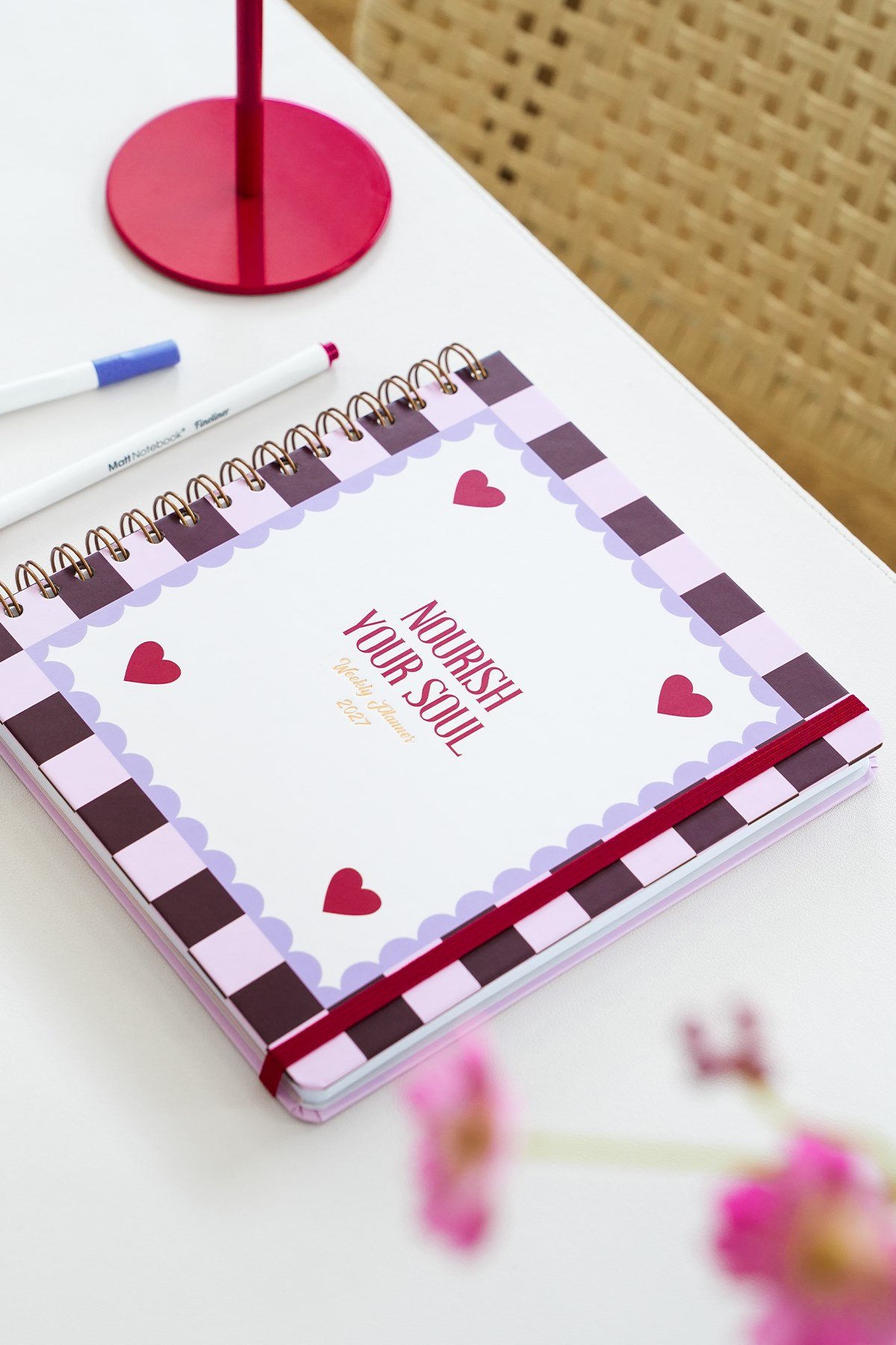 Matt Notebook 2027 Yılı Haftalık Kare Ajanda - 12 Aylık