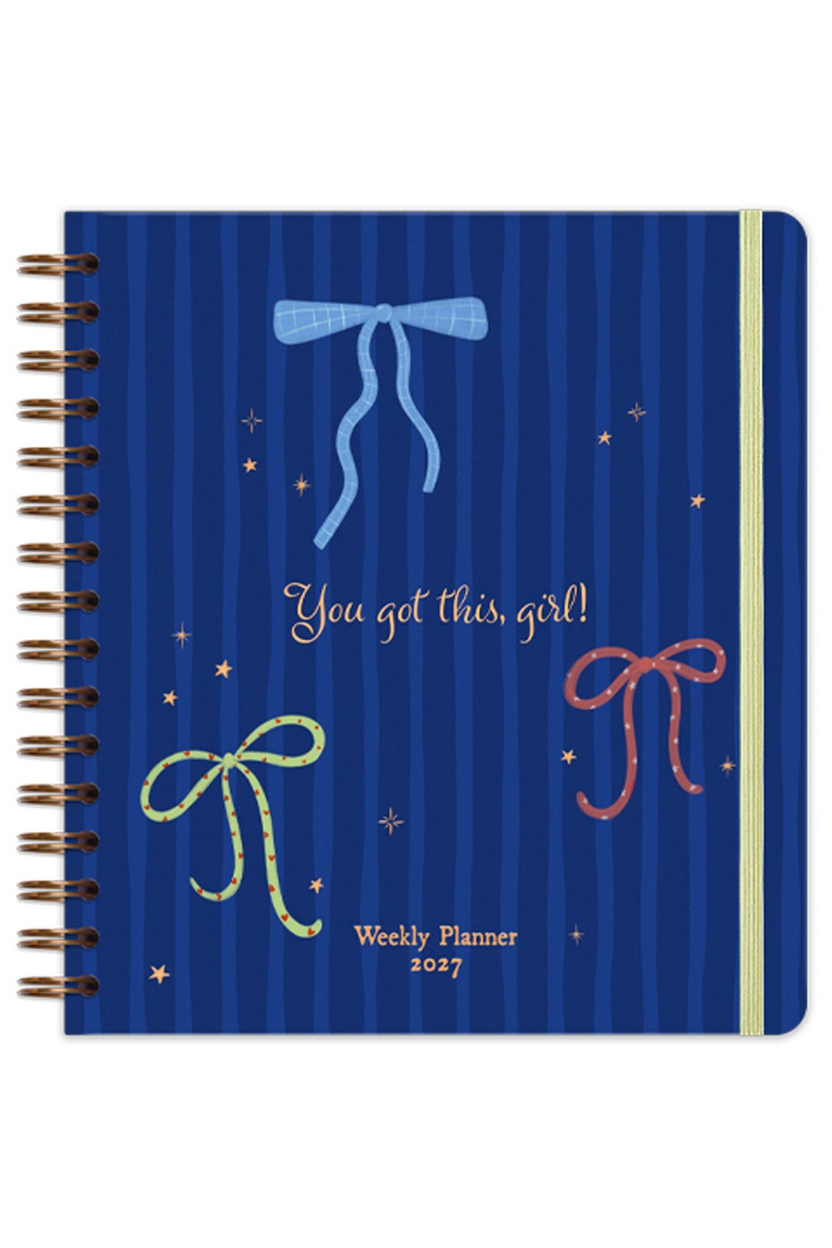 Matt Notebook 2027 Yılı Haftalık Kare Ajanda - 12 Aylık Fiyonklar