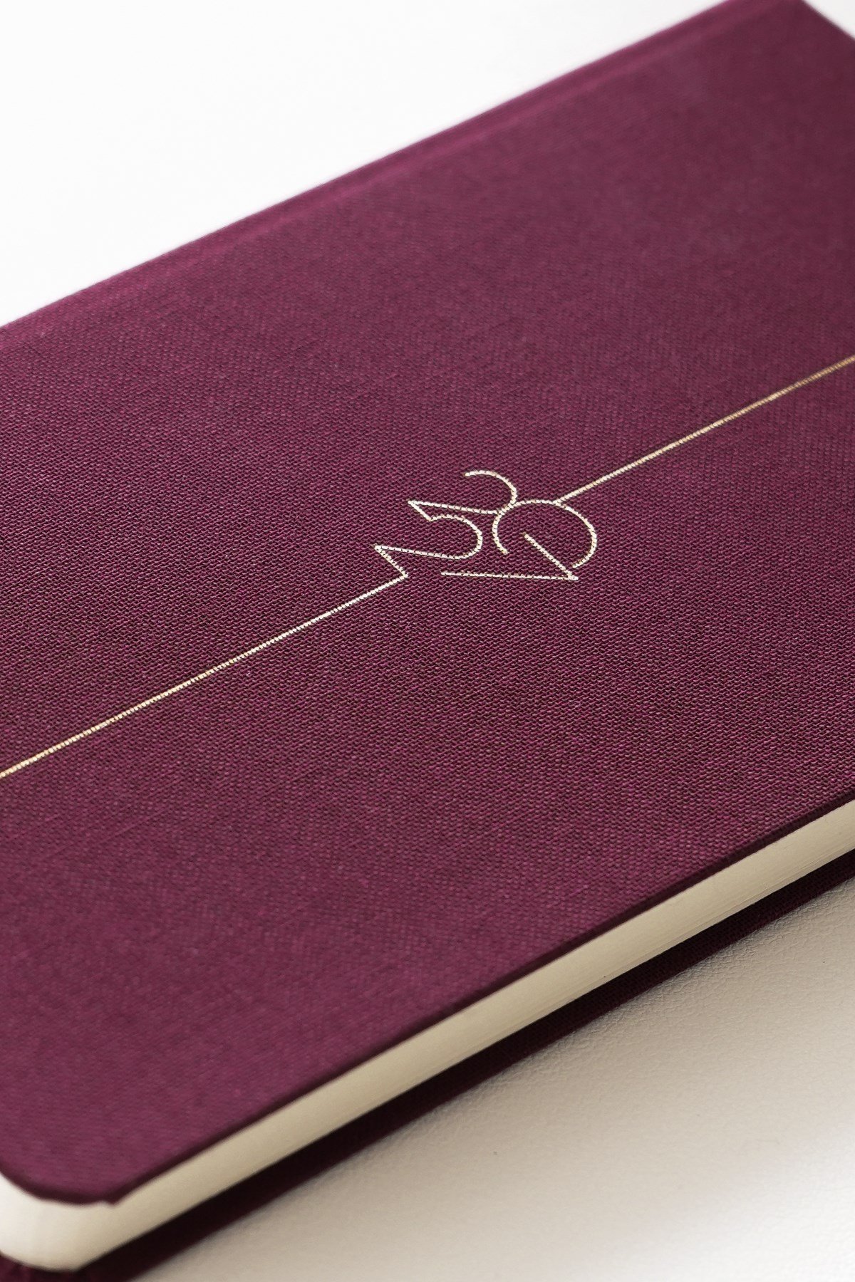 Matt Notebook 2027 Yılı Haftalık Keten 9x17 cm Cep Ajandası 12 Aylık Bordo
