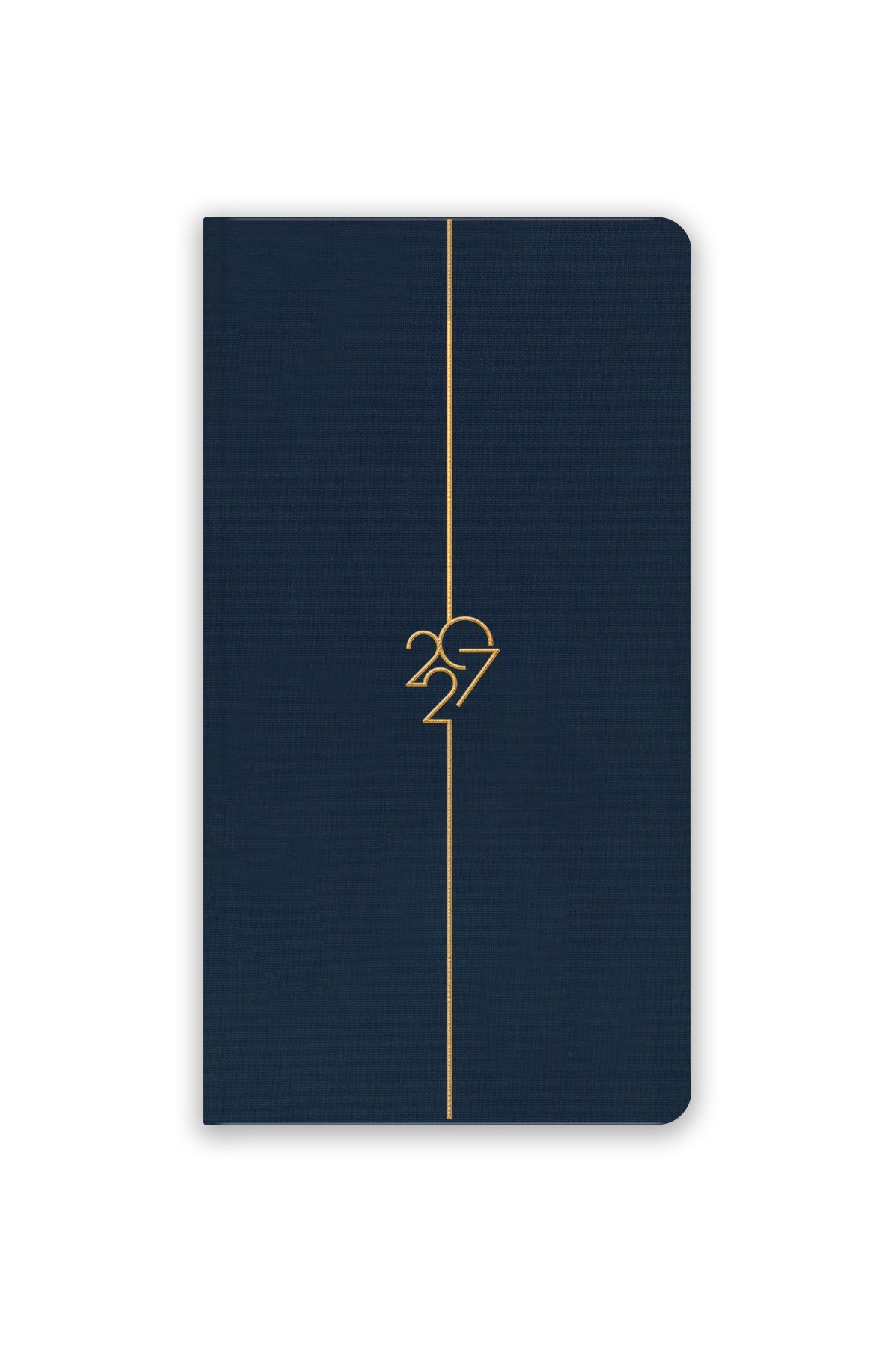 Matt Notebook 2027 Yılı Haftalık Keten 9x17 cm Cep Ajandası 12 Aylık Lacivert