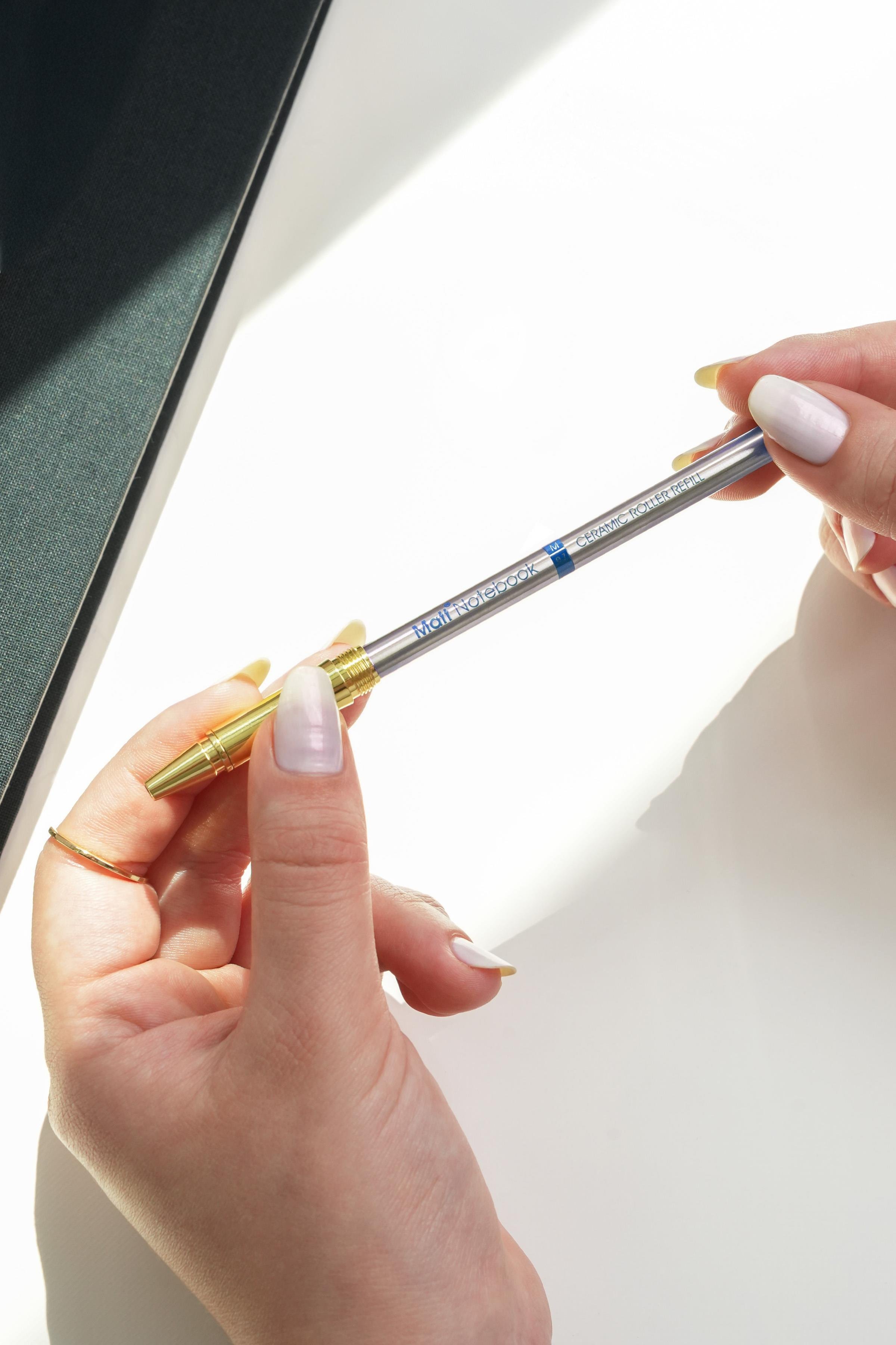 Matt Notebook 2'li Roller Kalem Refil Yedeği 0.7 mm Mavi R07