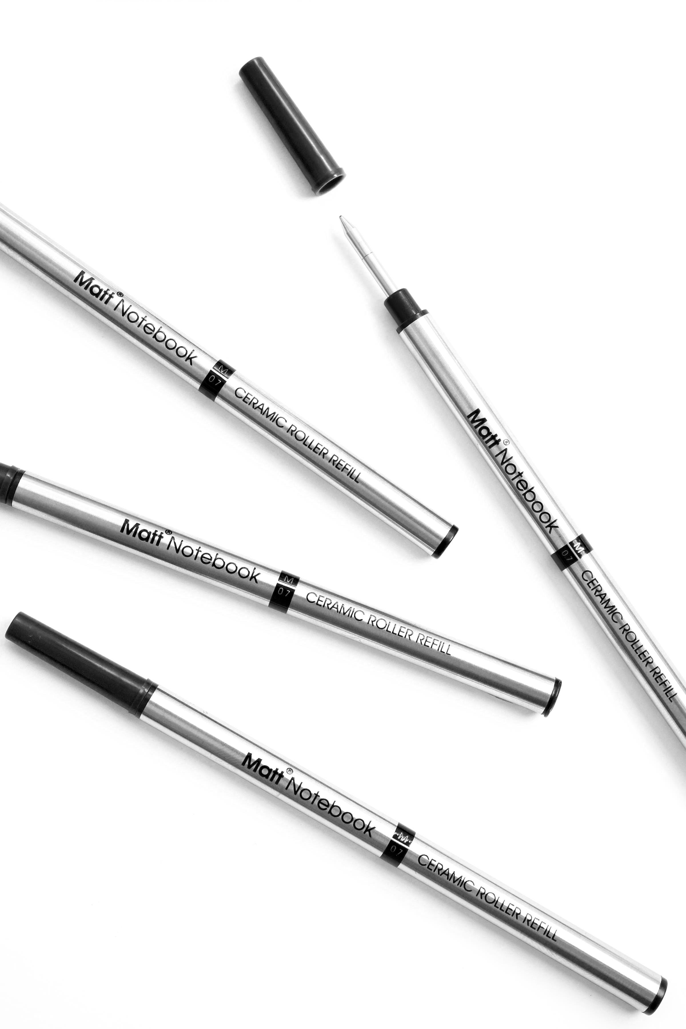 Matt Notebook 2'li Roller Kalem Refil Yedeği 0.7 mm Siyah R07