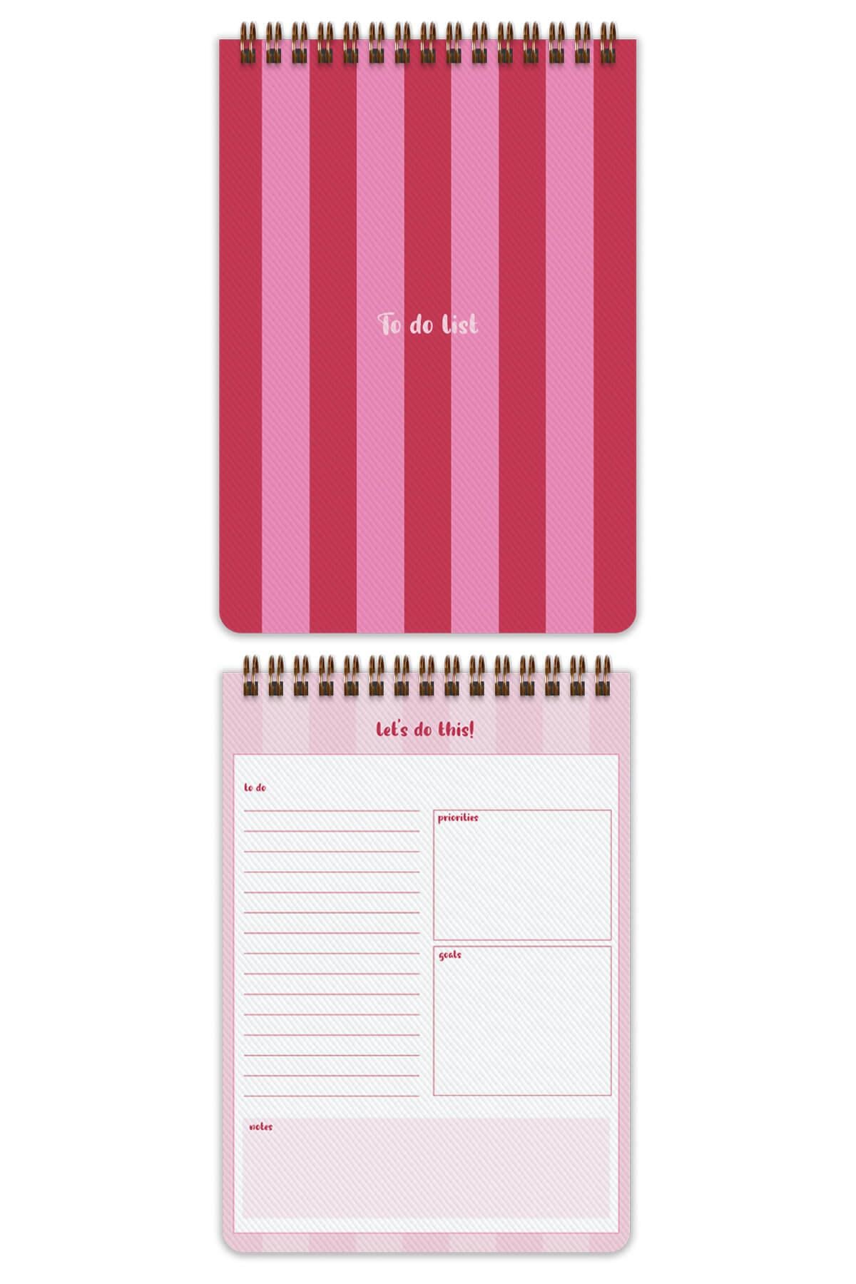 Matt Notebook 3'lü Spiralli Masaüstü Planlayıcı Set Kalpler