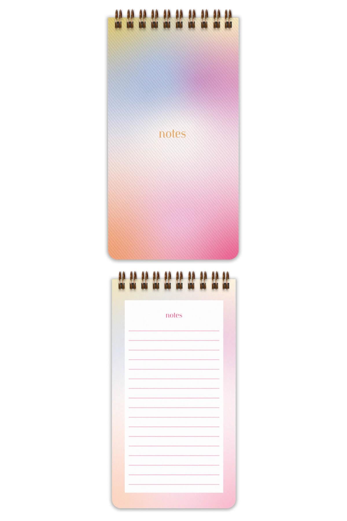Matt Notebook 3'lü Spiralli Masaüstü Planlayıcı Set Gökkuşağı