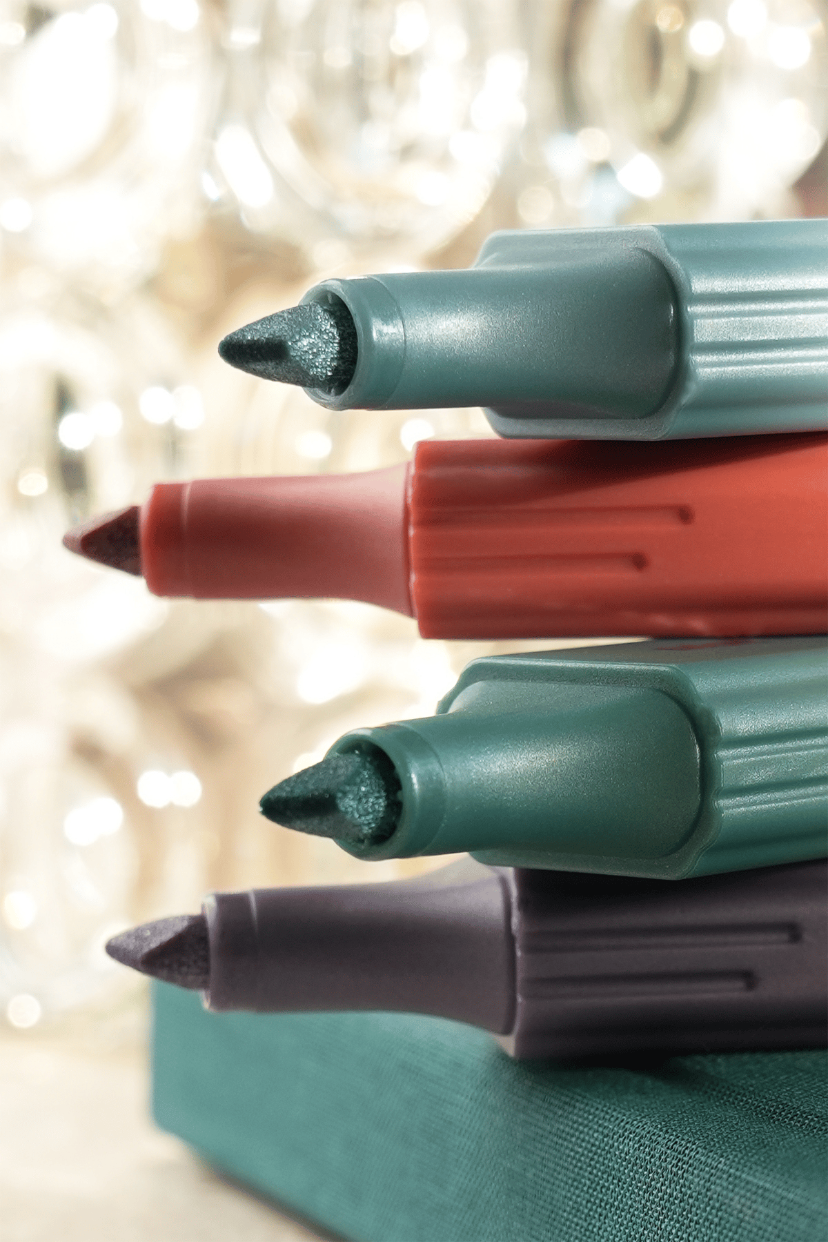Matt Notebook 4'lü Highlighter Metalik Renk Fosforlu Kalem Seti