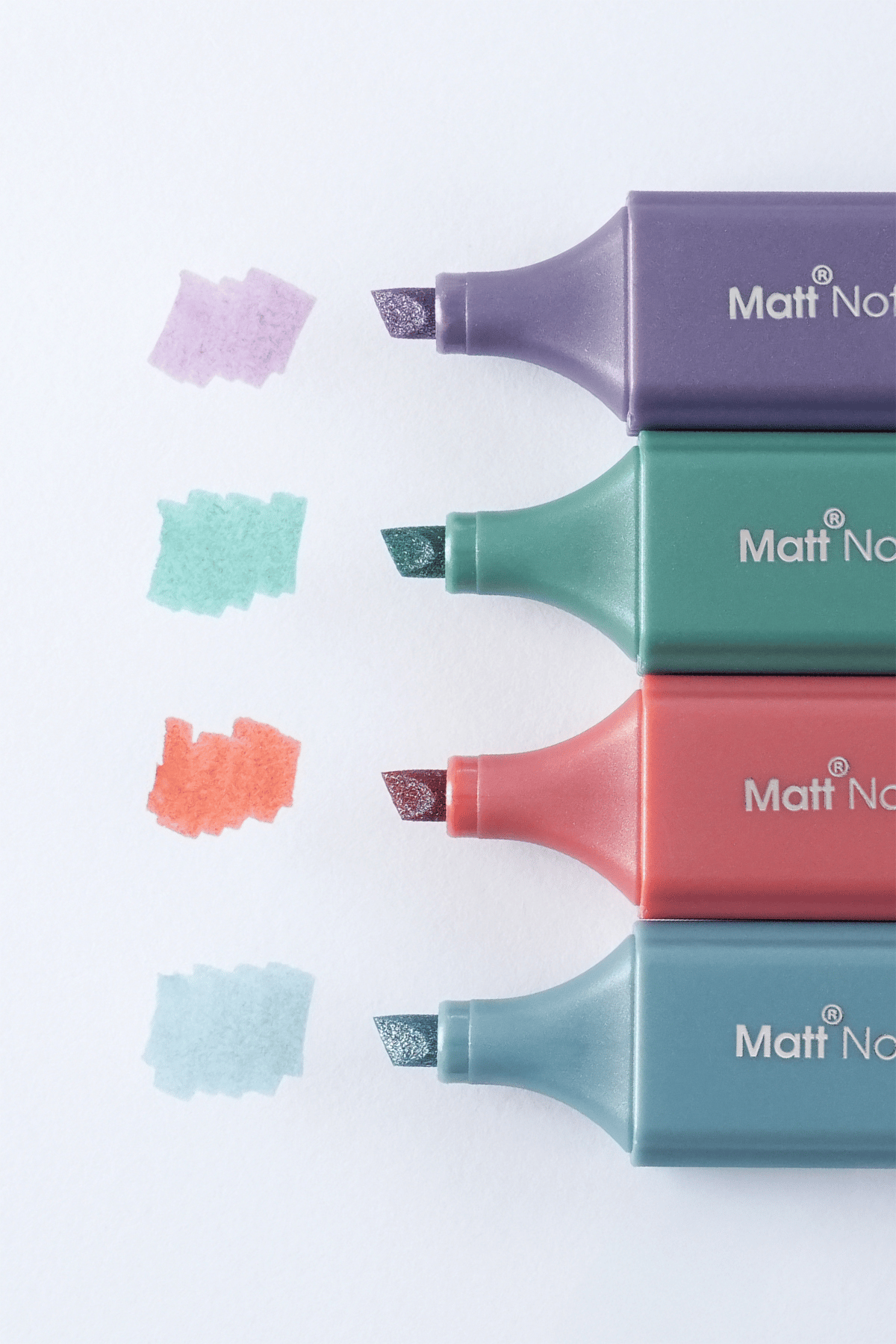 Matt Notebook 4'lü Highlighter Metalik Renk Fosforlu Kalem Seti