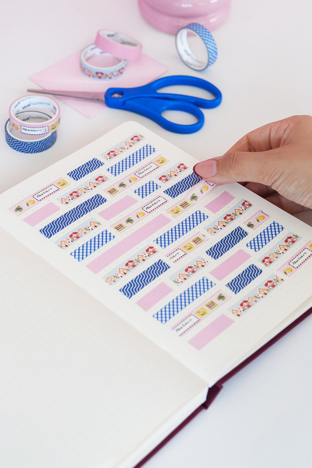 Matt Notebook 5'li Washi Tape Kağıt Bant Seti