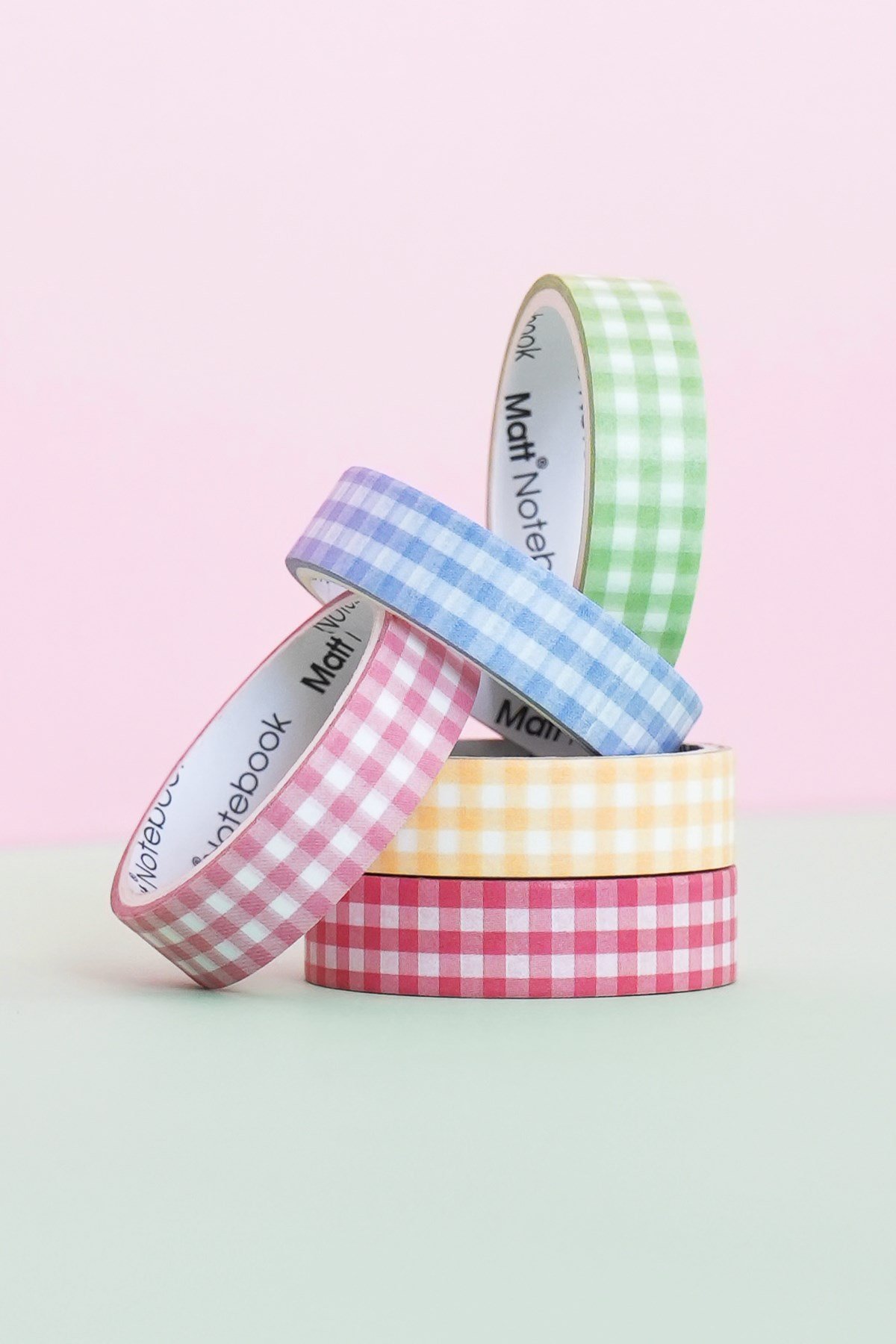 Matt Notebook 5'li Washi Tape Kağıt Bant Seti
