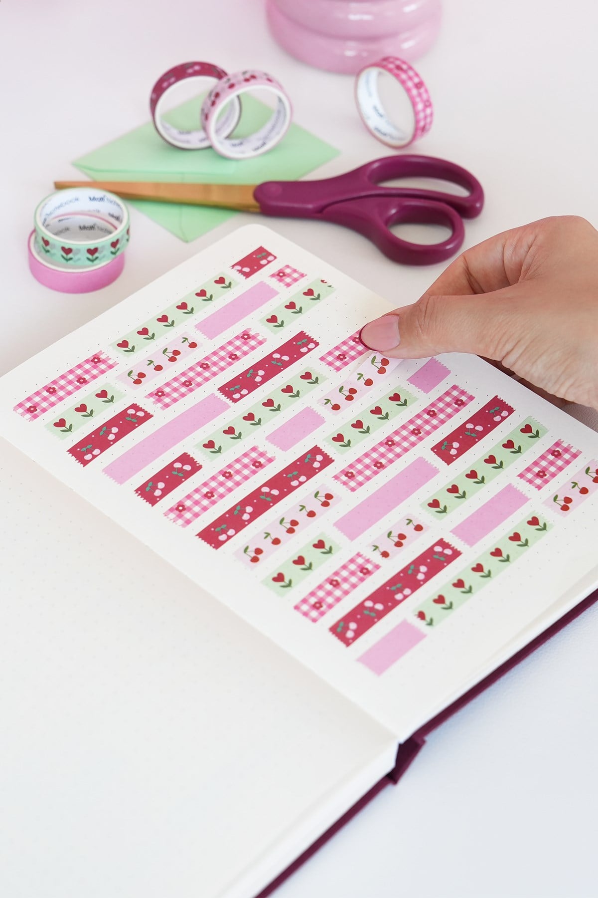 Matt Notebook 5'li Washi Tape Kağıt Bant Seti