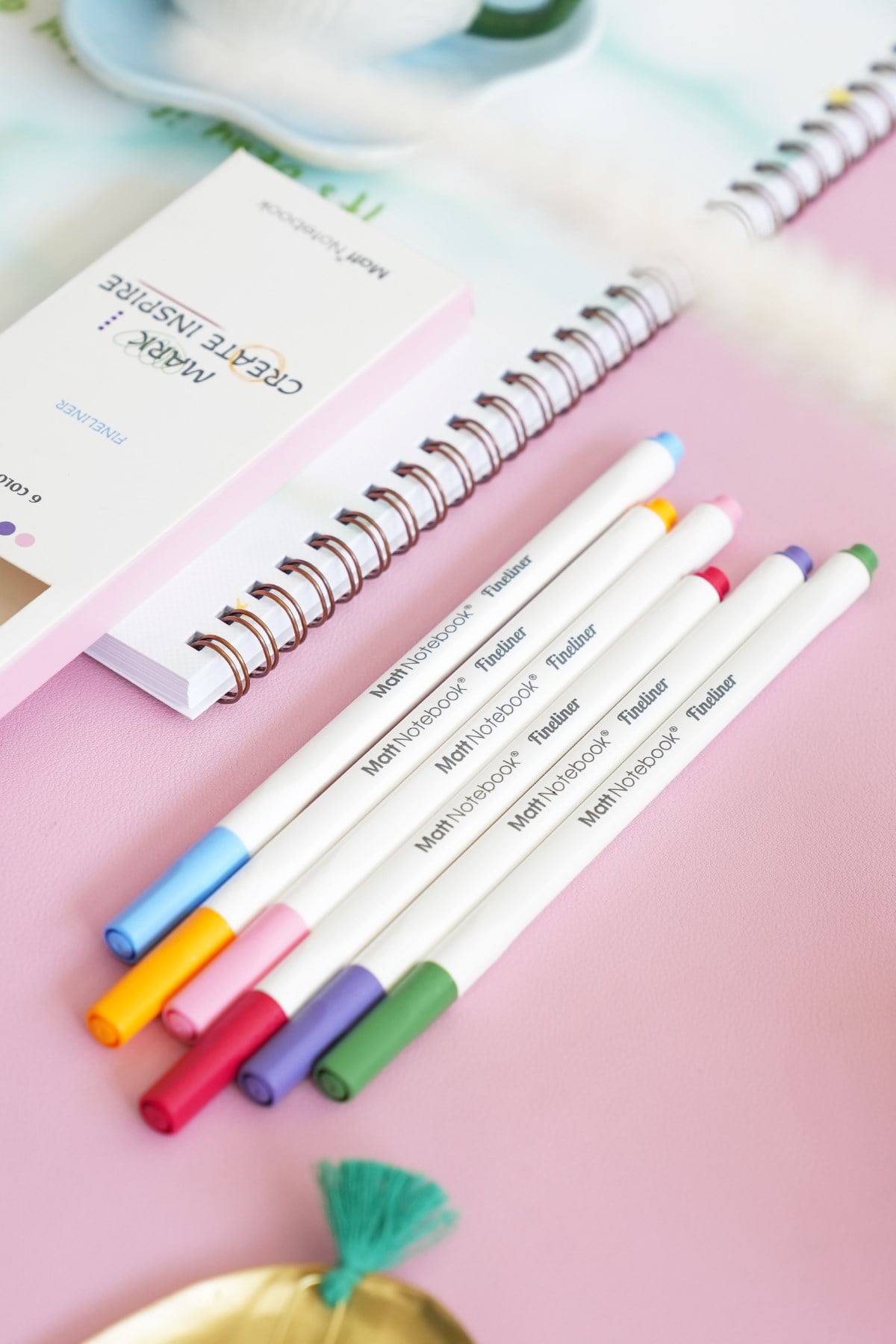Matt Notebook 6 Renk Fineliner 0.4 mm Yazı ve Çizim Kalem Seti