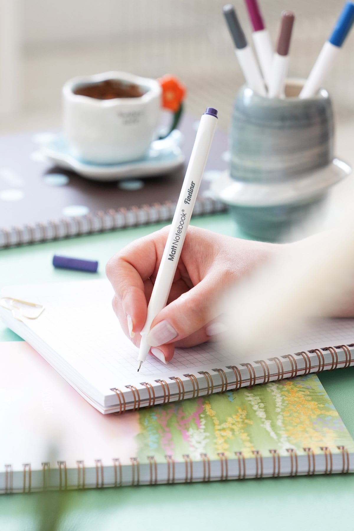 Matt Notebook 6 Renk Fineliner 0.4 mm Yazı ve Çizim Kalem Seti