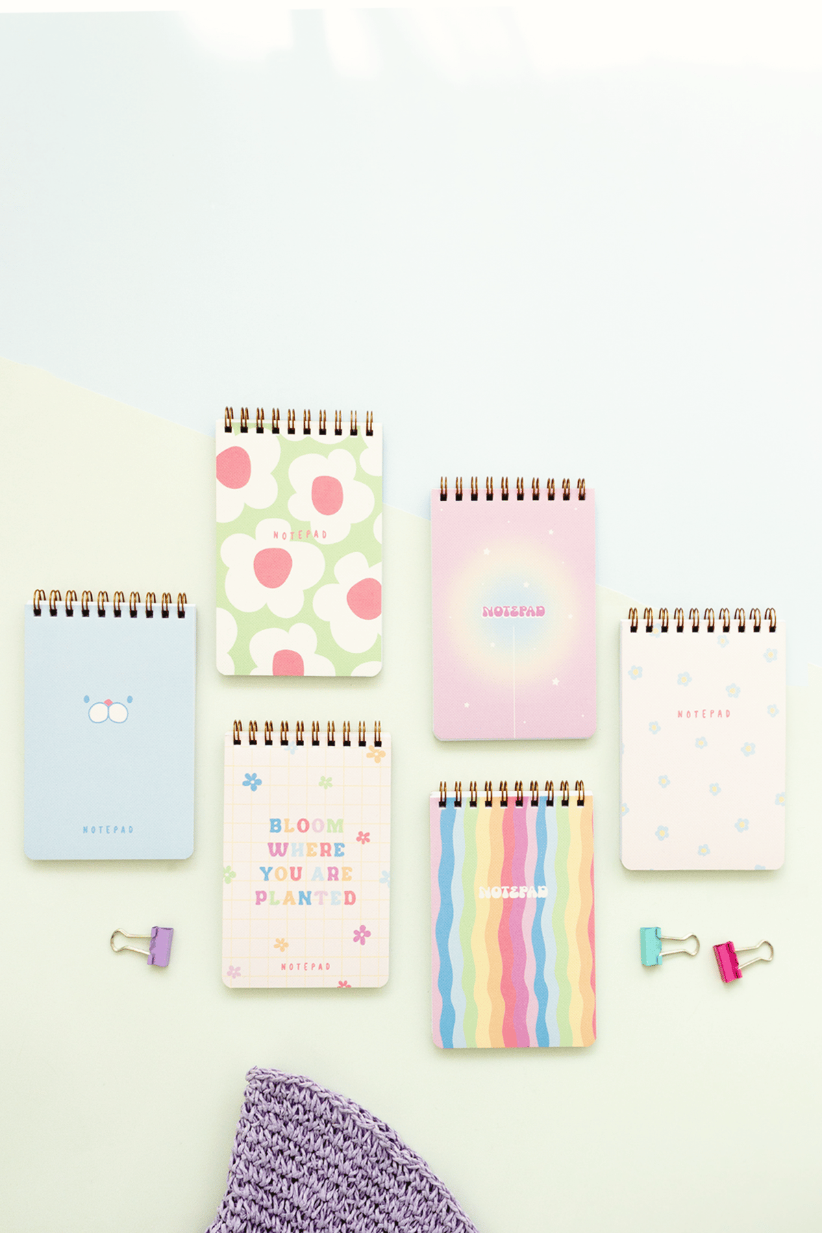 Matt Notebook 6'lı Cep Defteri Bloknot Seti
