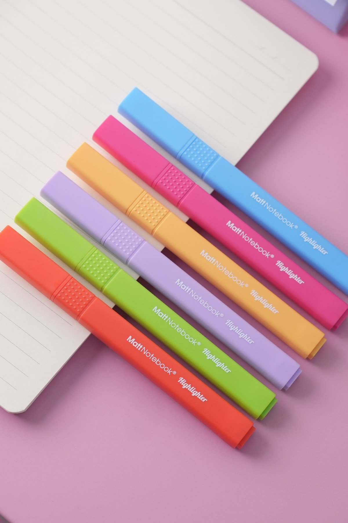 Matt Notebook 6'lı Highlighter Fosforlu Kalem Seti