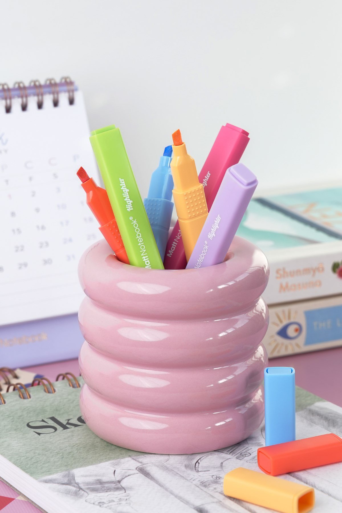 Matt Notebook 6'lı Highlighter Fosforlu Kalem Seti