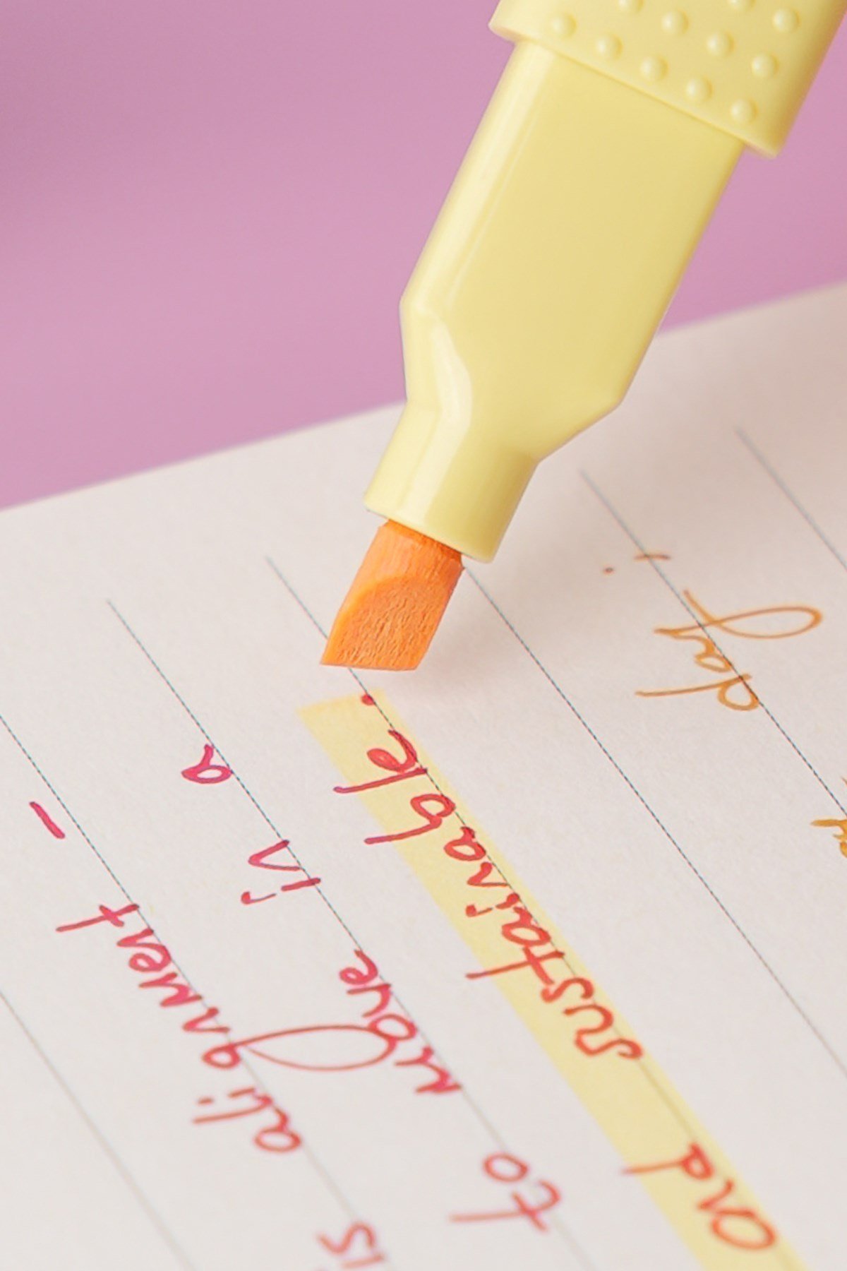 Matt Notebook 6'lı Highlighter Pastel Renk Fosforlu Kalem Seti