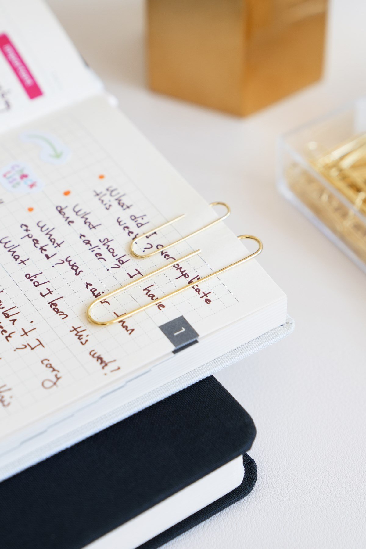 Matt Notebook 97 Parça Ataş, Raptiye ve Klips seti - Gold
