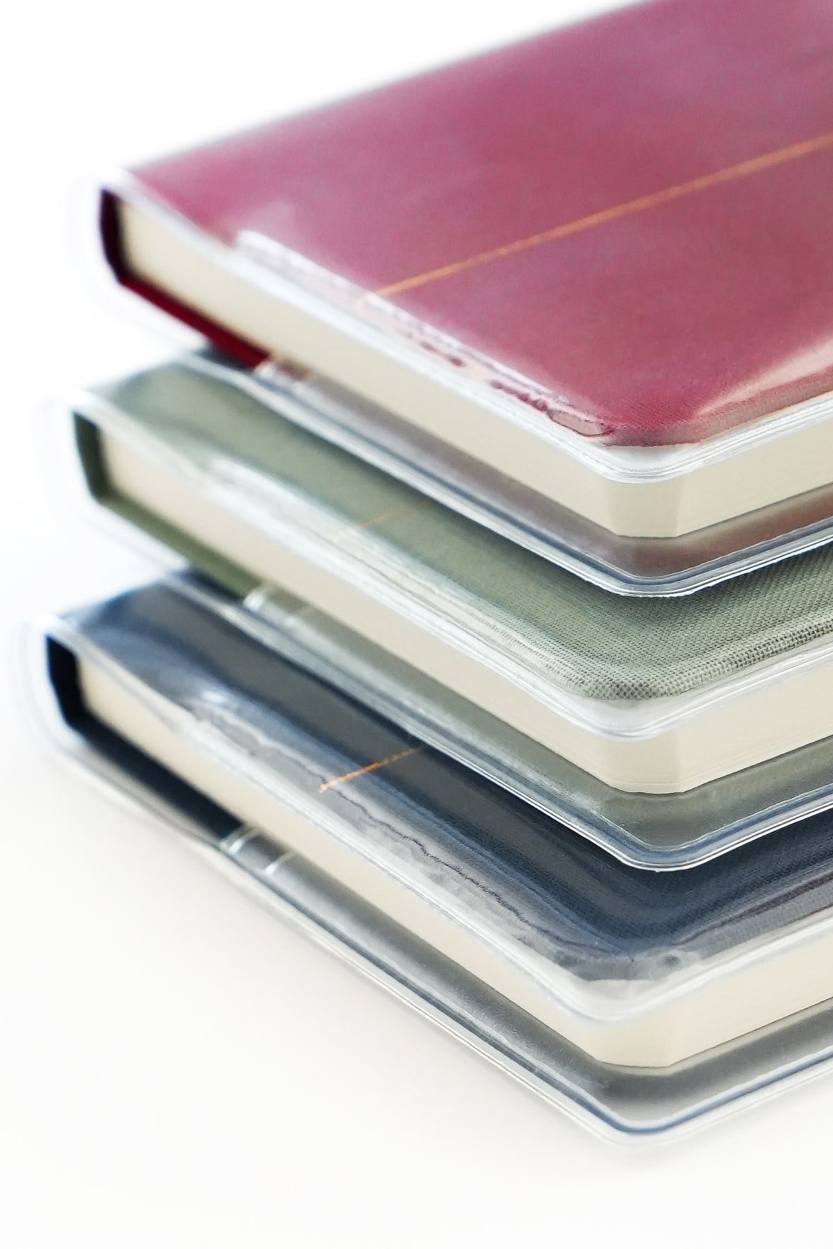 Matt Notebook 9x17 cm Ciltli Ajanda Defter Şeffaf Koruma Kılıfı