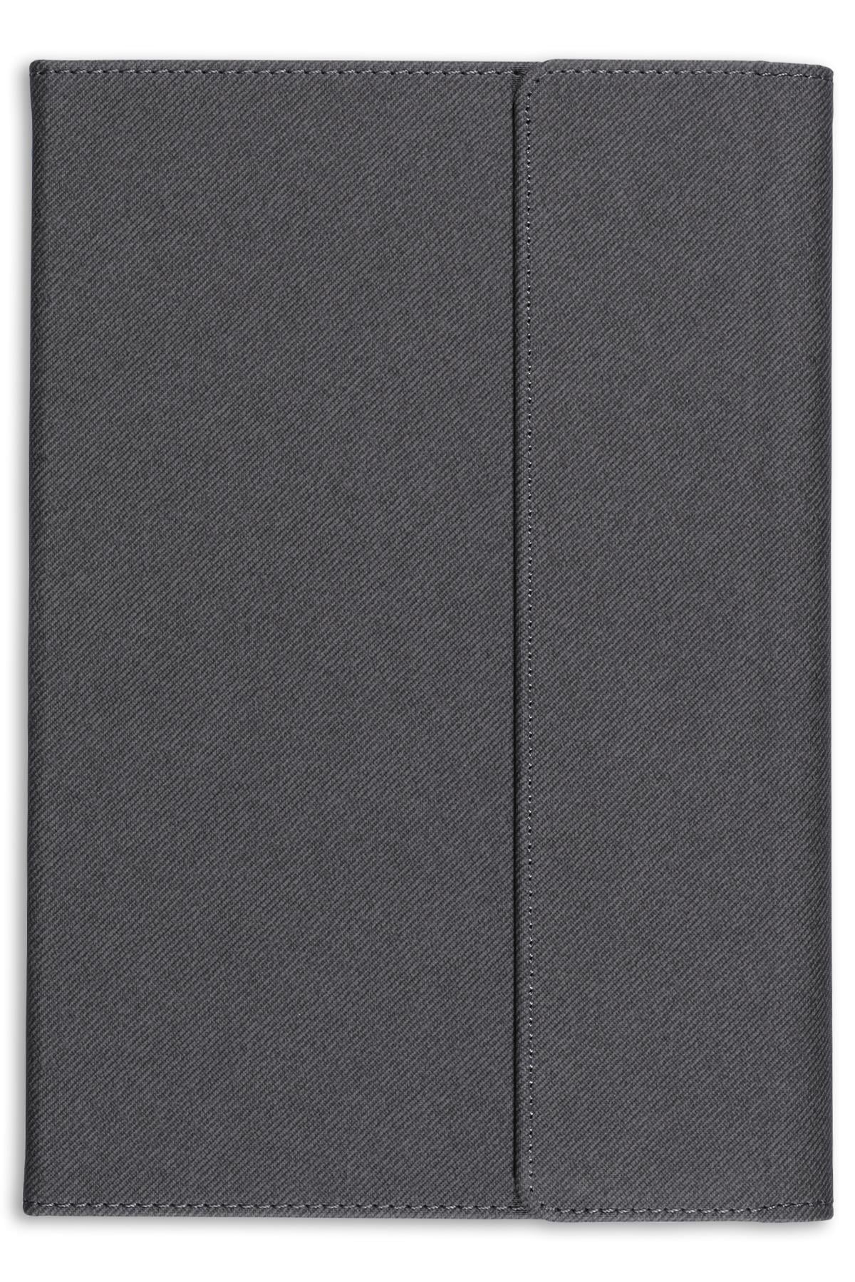 Matt Notebook A5 15x22 Mıknatıslı Kapak Defter Çizgili Füme