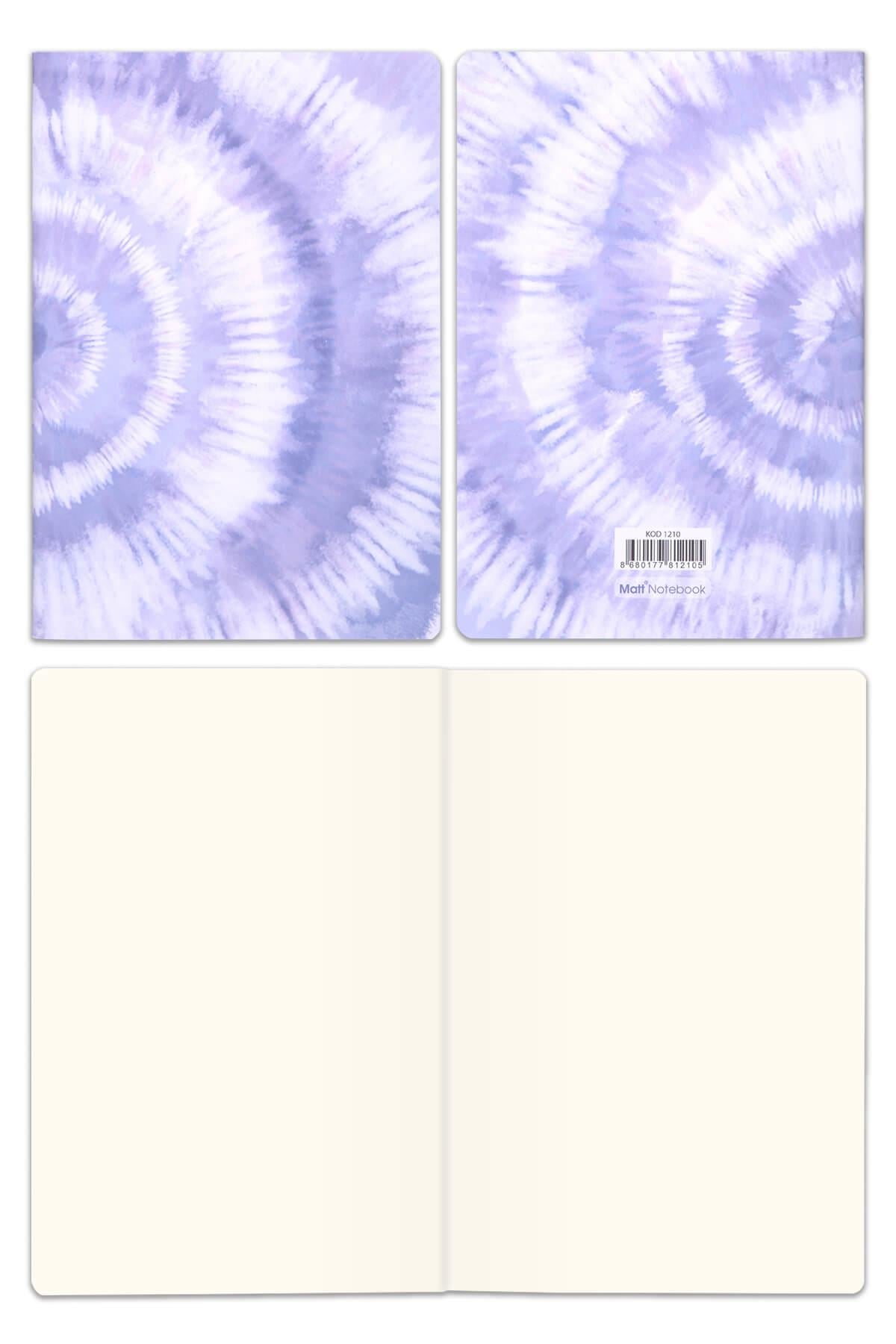Matt Notebook A5 4'lü Defter Set Düz, Çizgisiz Terzi Dikiş