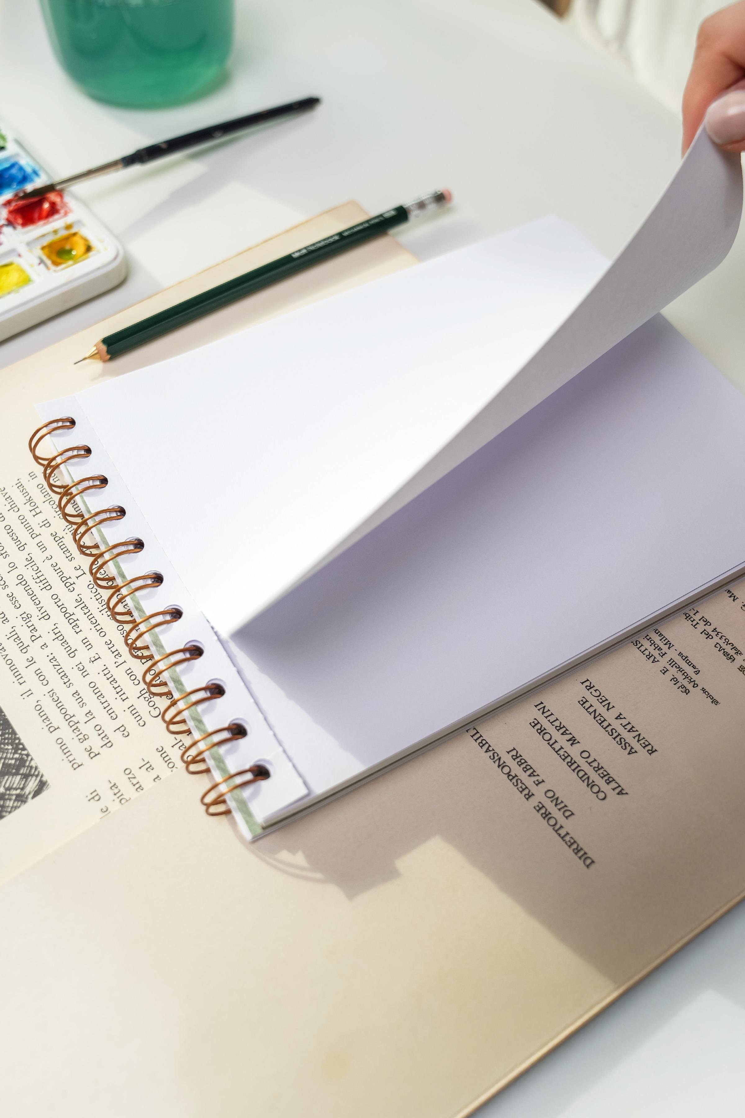 Matt Notebook A5 Eskiz Defteri Sketch Book 50 Yaprak 150 gr Kalın Kağıt