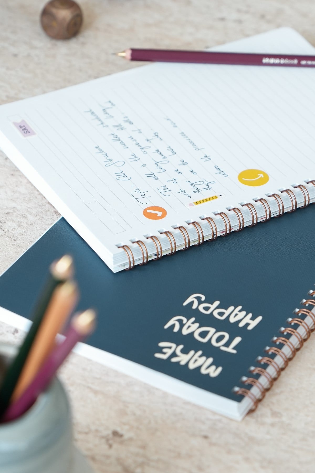Matt Notebook A5 Spiralli Okul Defteri 80 yaprak 2'li Set – Çizgili & Kareli