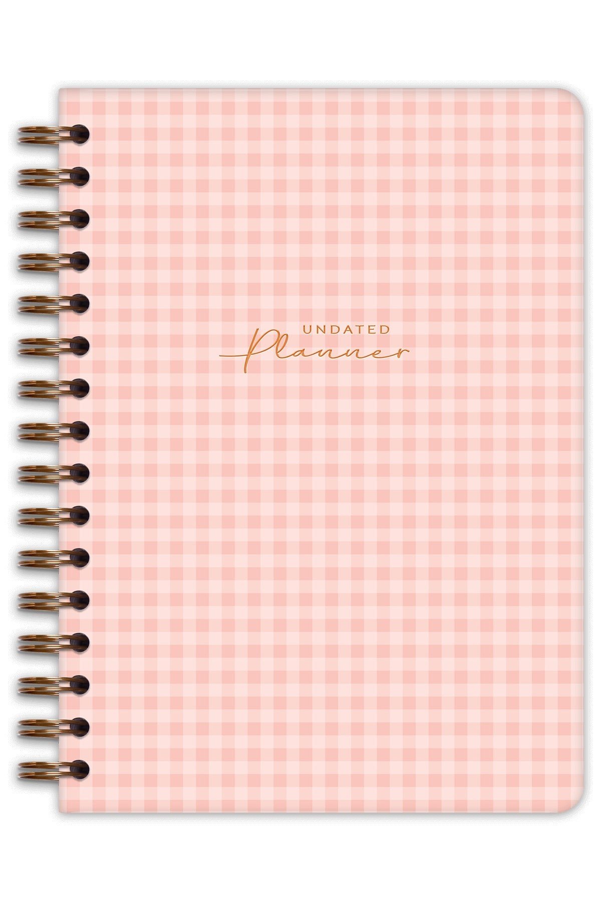 Matt Notebook A5 Spiralli Süresiz Planlayıcı Ajanda Motivasyon Sayfalı Pötikare