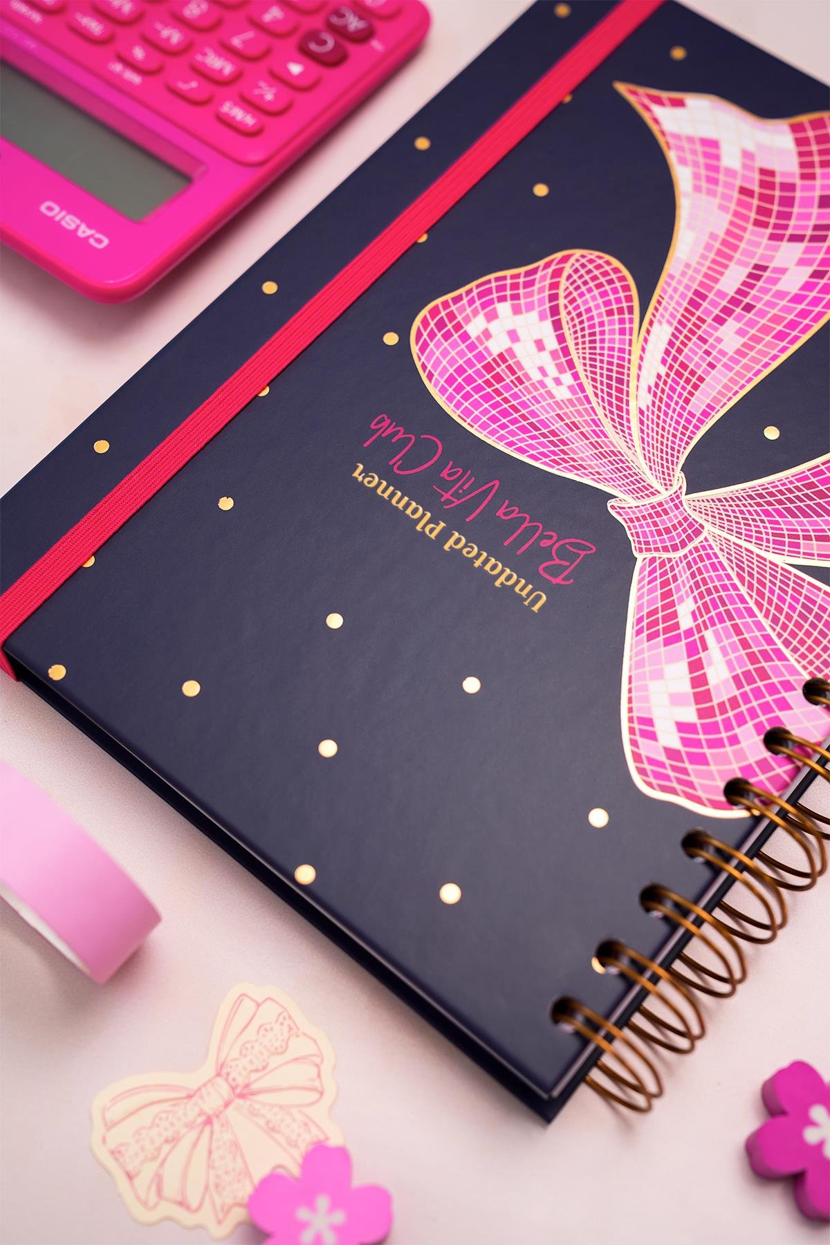 Matt Notebook A5 Spiralli Süresiz Planlayıcı Ajanda Motivasyon Sayfalı Fiyonk