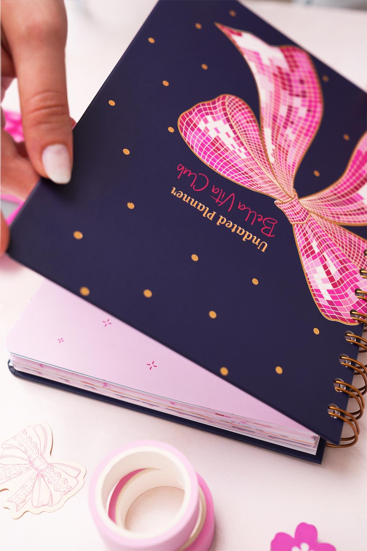 Matt Notebook A5 Spiralli Süresiz Planlayıcı Ajanda Motivasyon Sayfalı Fiyonk