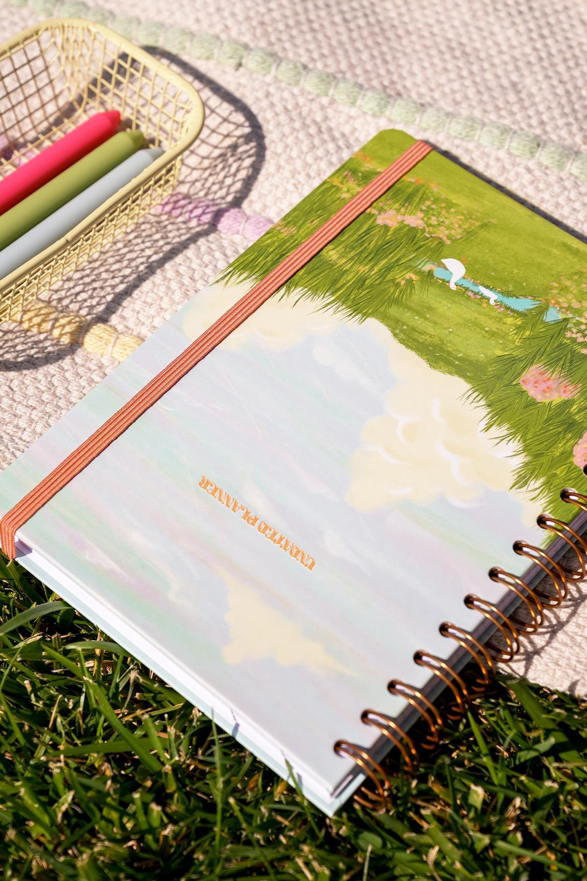 Matt Notebook A5 Spiralli Süresiz Planlayıcı Ajanda Manzara