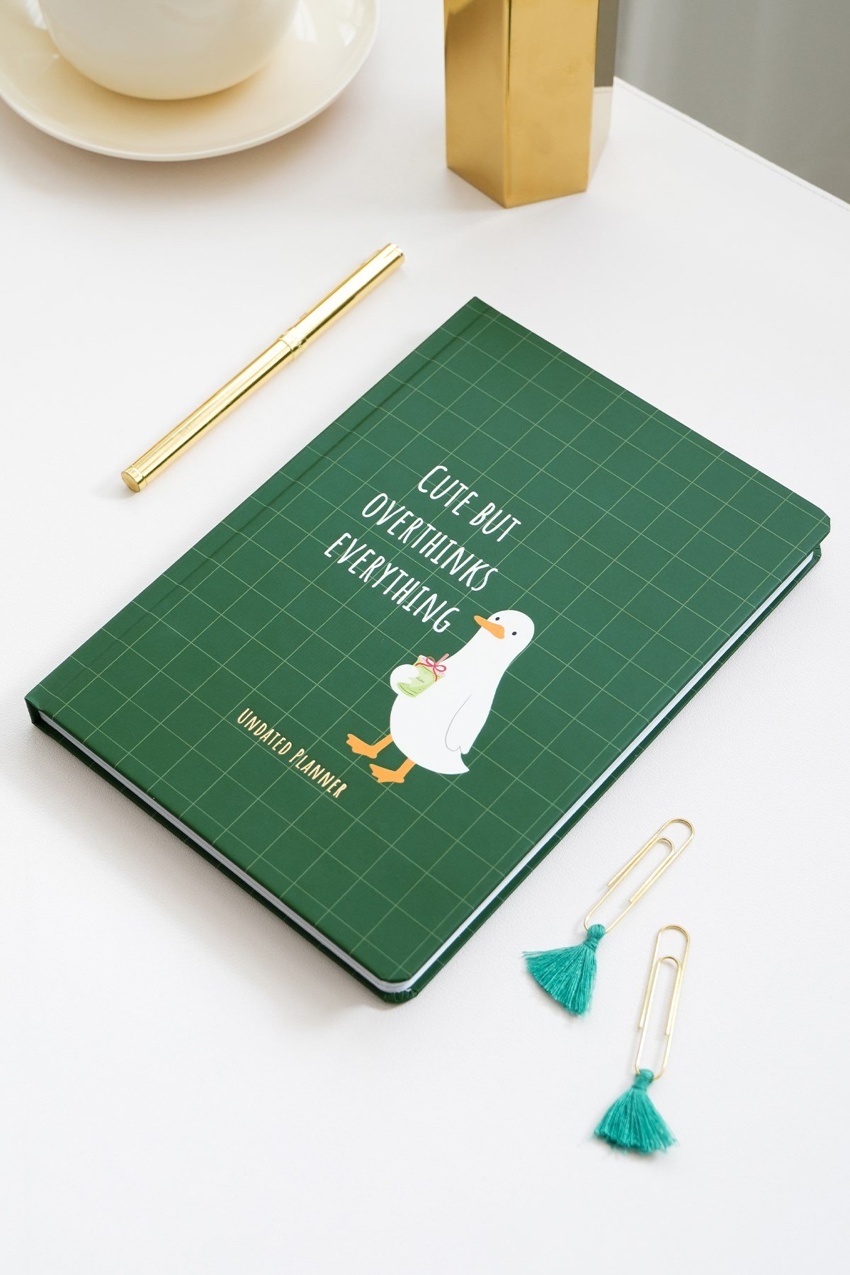 Matt Notebook A5 Süresiz Planlayıcı Ajanda 15x21 cm Motivasyon Sayfalı