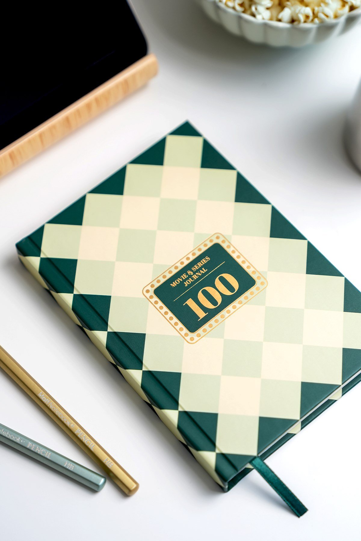 Matt Notebook Film & Dizi Günlüğü - Movie & Series Journal Yeşil