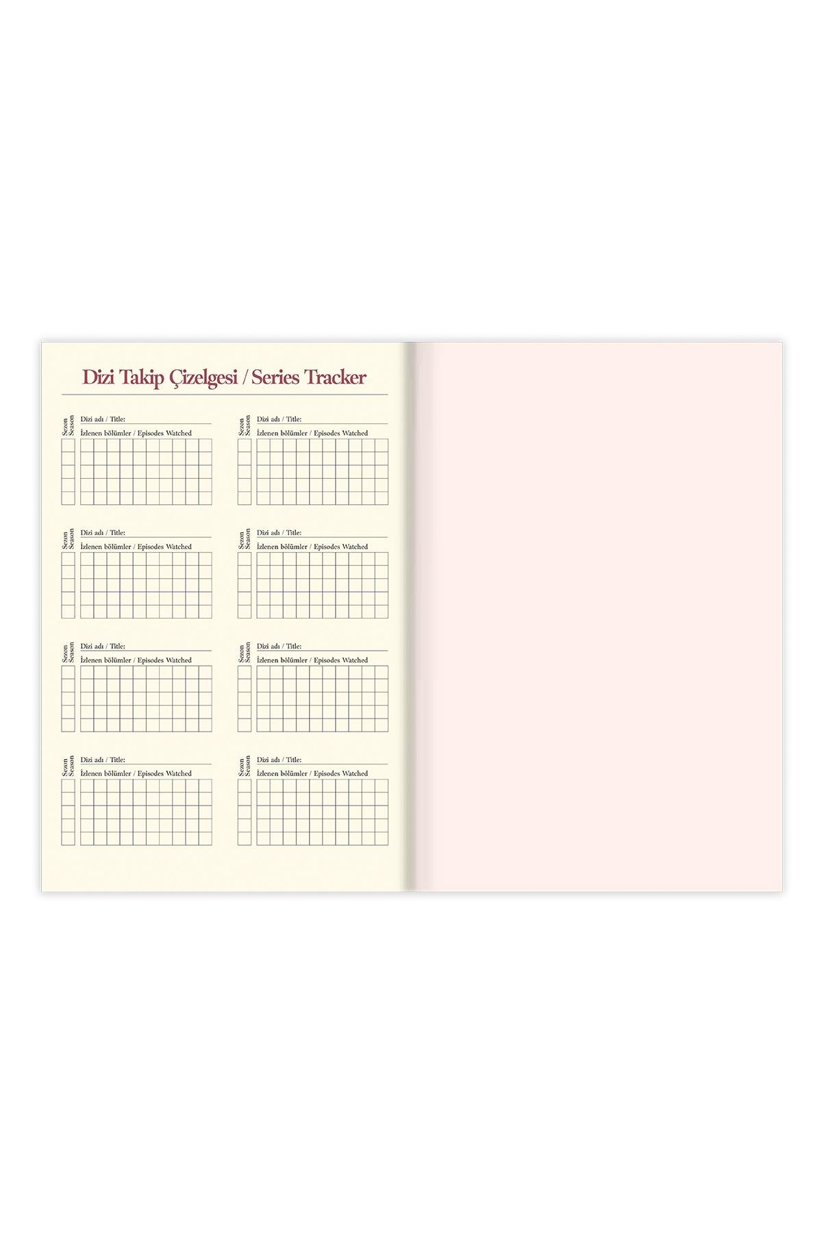 Matt Notebook Film & Dizi Günlüğü - Movie & Series Journal Lacivert