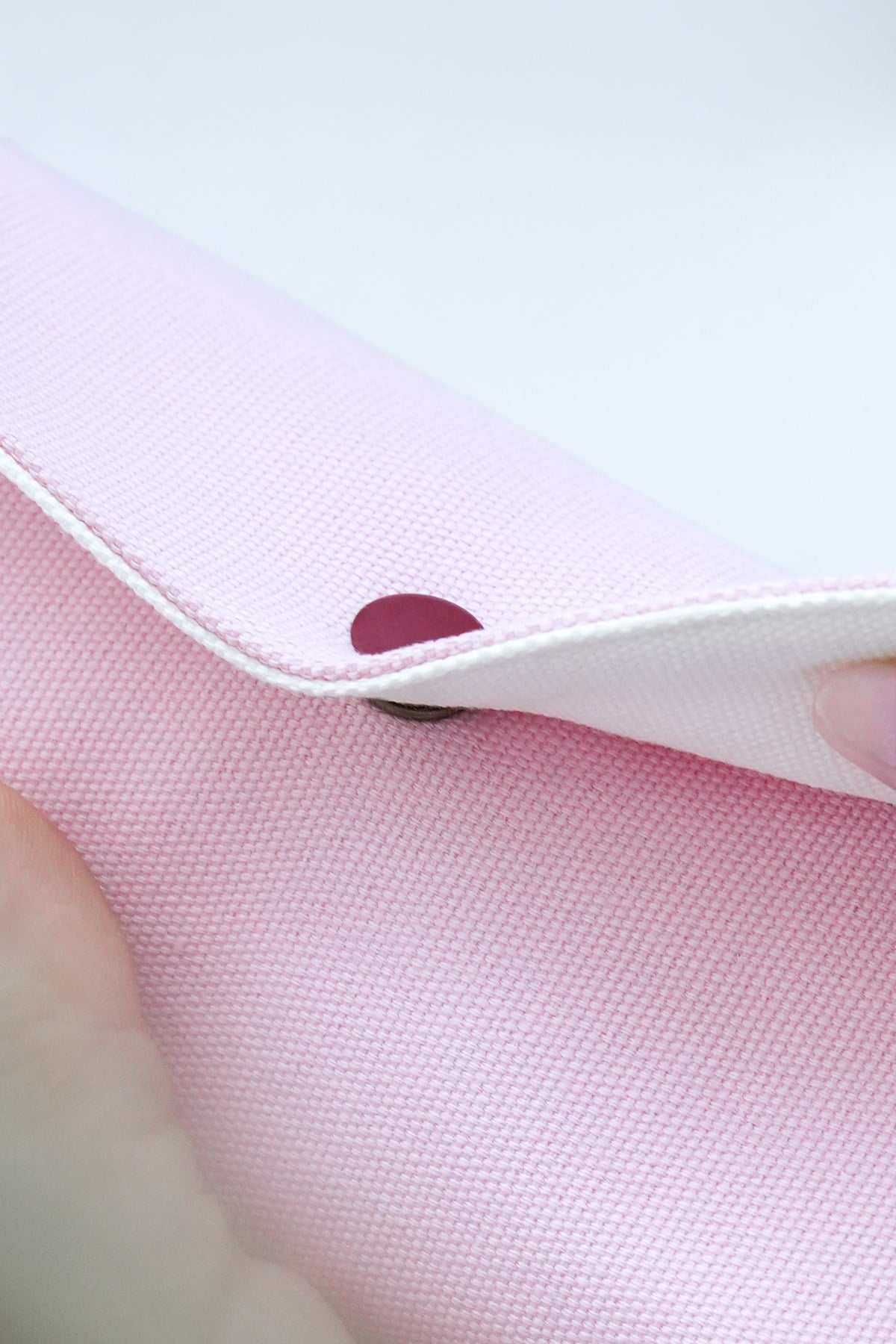 Matt Notebook Kanvas Kalemlik – Makyaj Çantası Organizer ve Düzenleyici Pembe