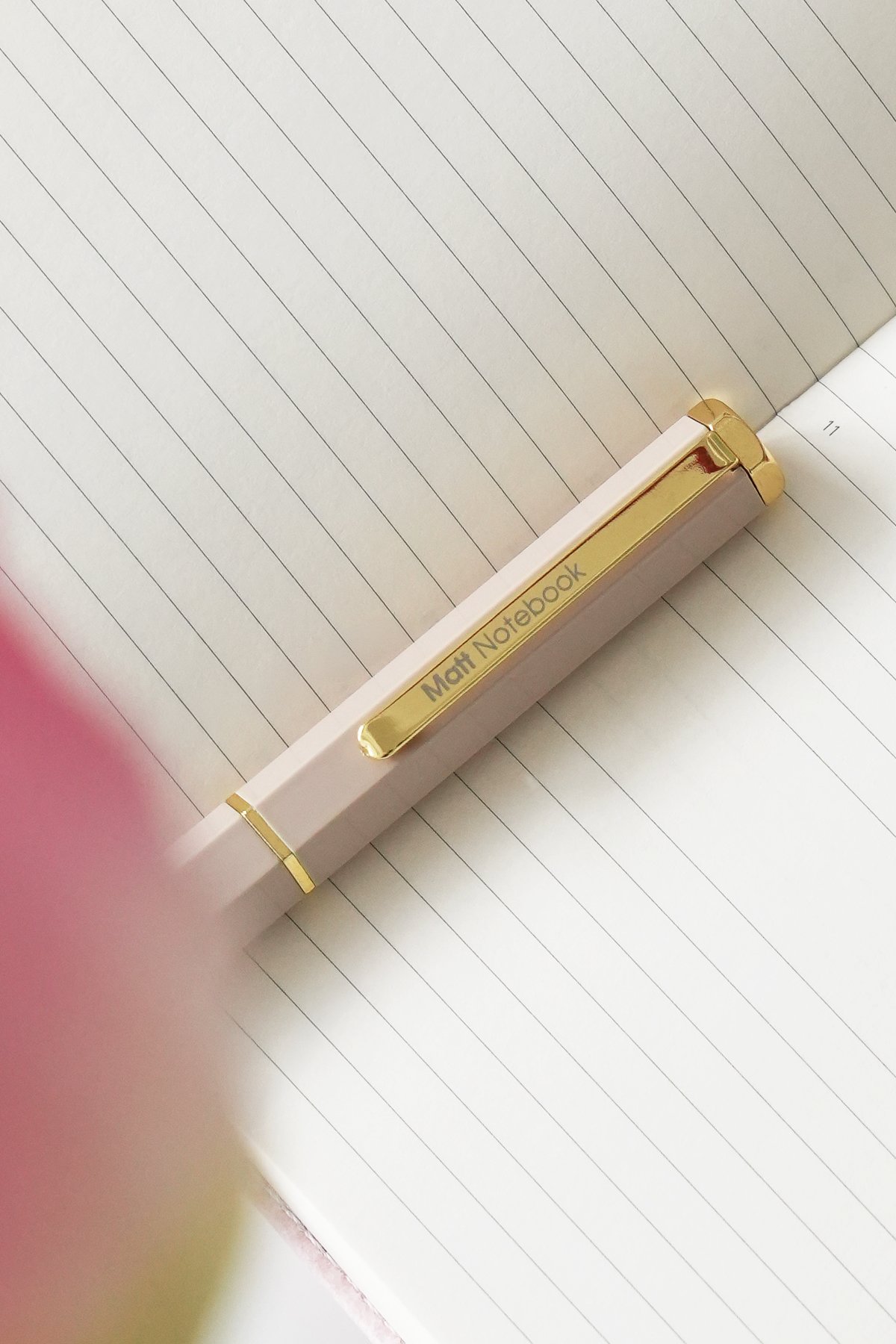 Matt Notebook Premium Roller Kalem Bej RP27