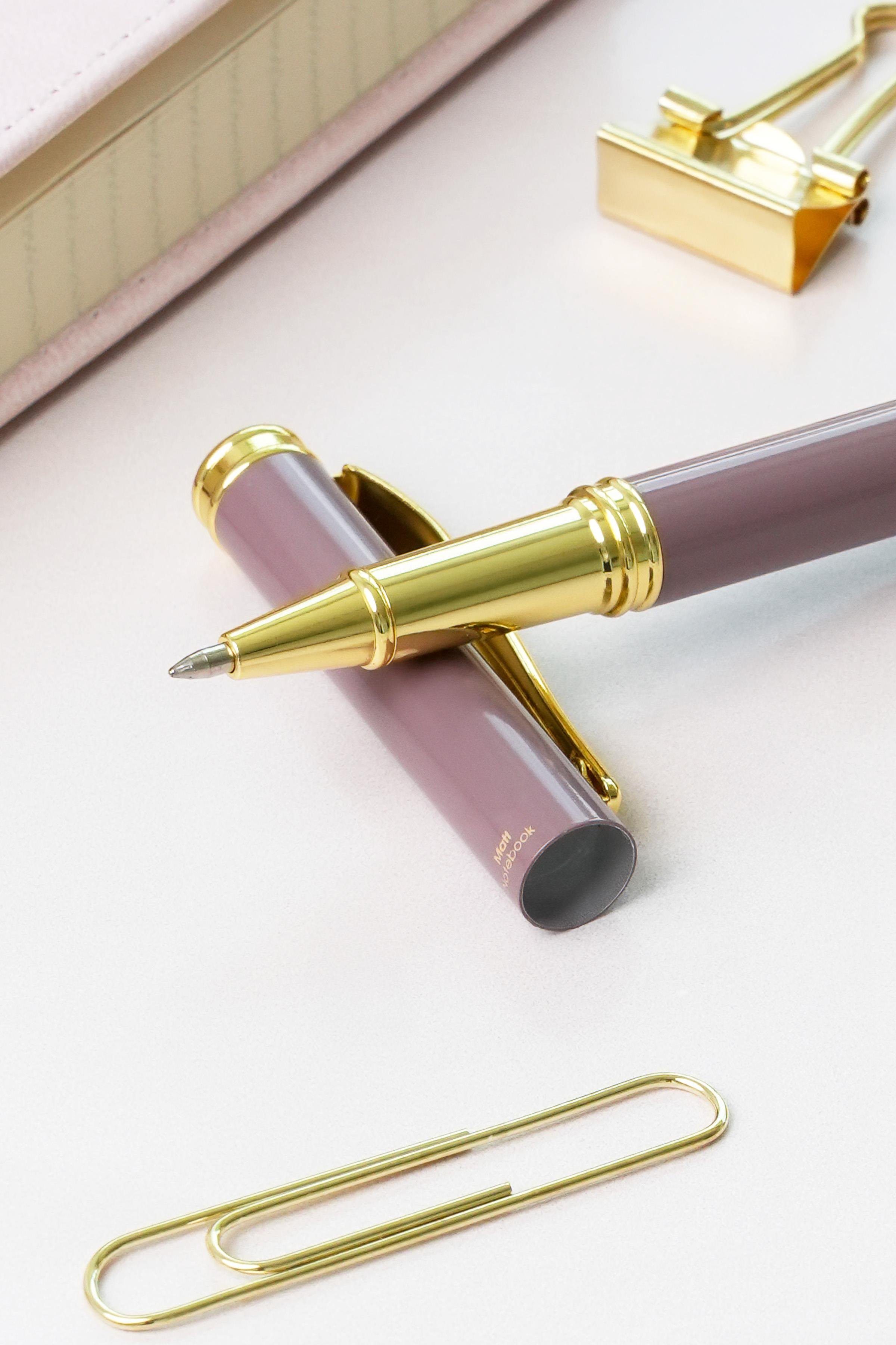 Matt Notebook Premium Roller Kalem Gülkurusu RP26