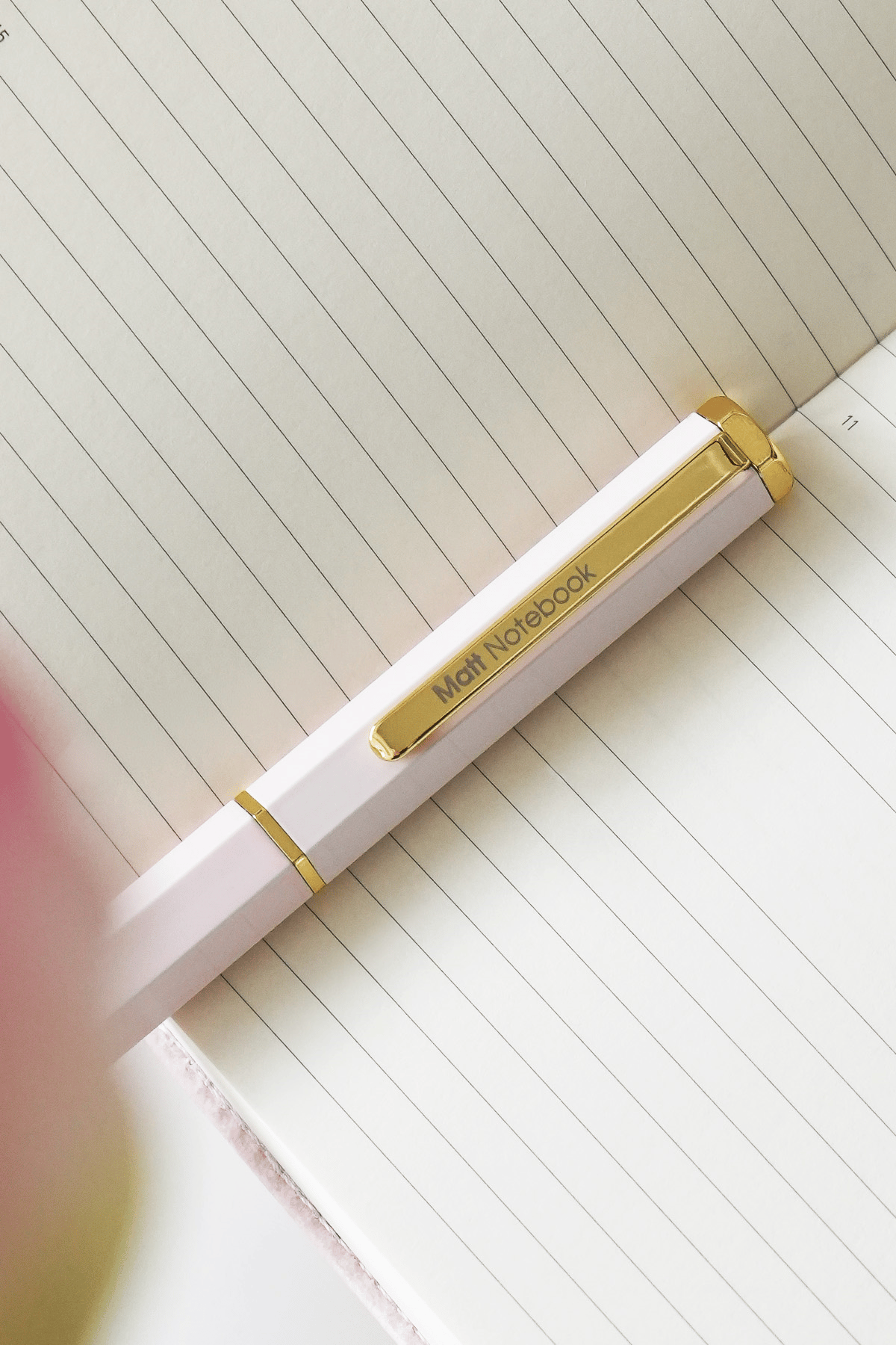 Matt Notebook Premium Roller Kalem Pembe RP27